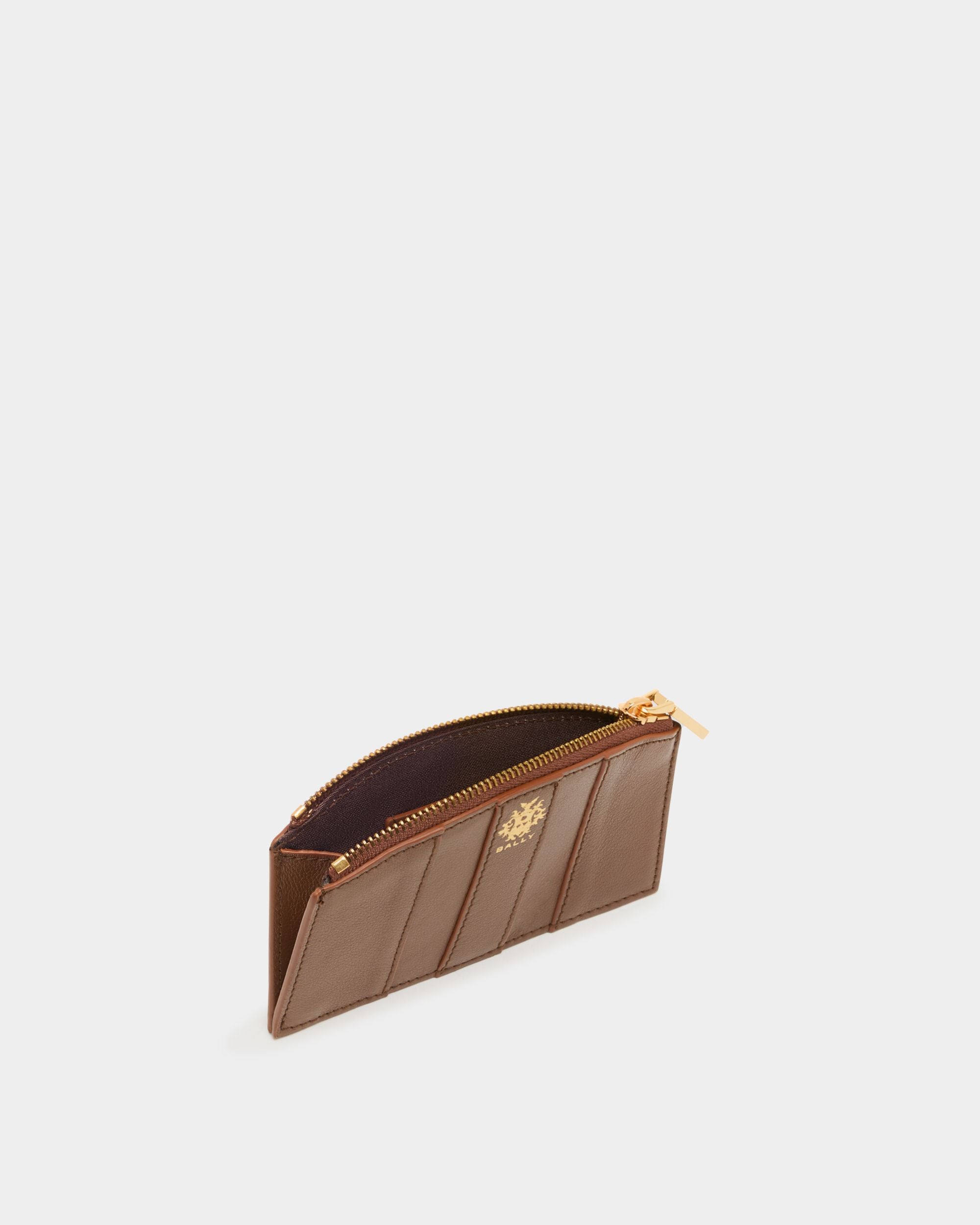 Bally Global - Signature Coin Purse in Brown Leather - Brown