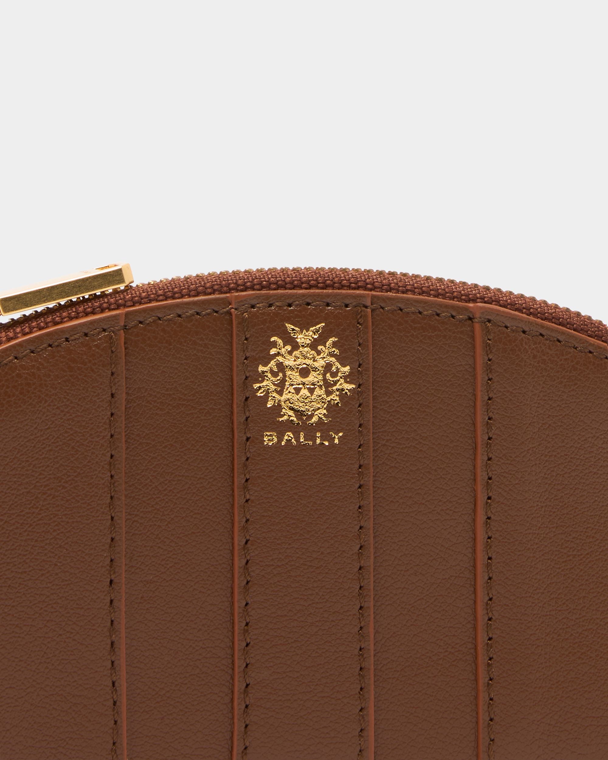 Bally Global - Signature Coin Purse in Brown Leather - Brown