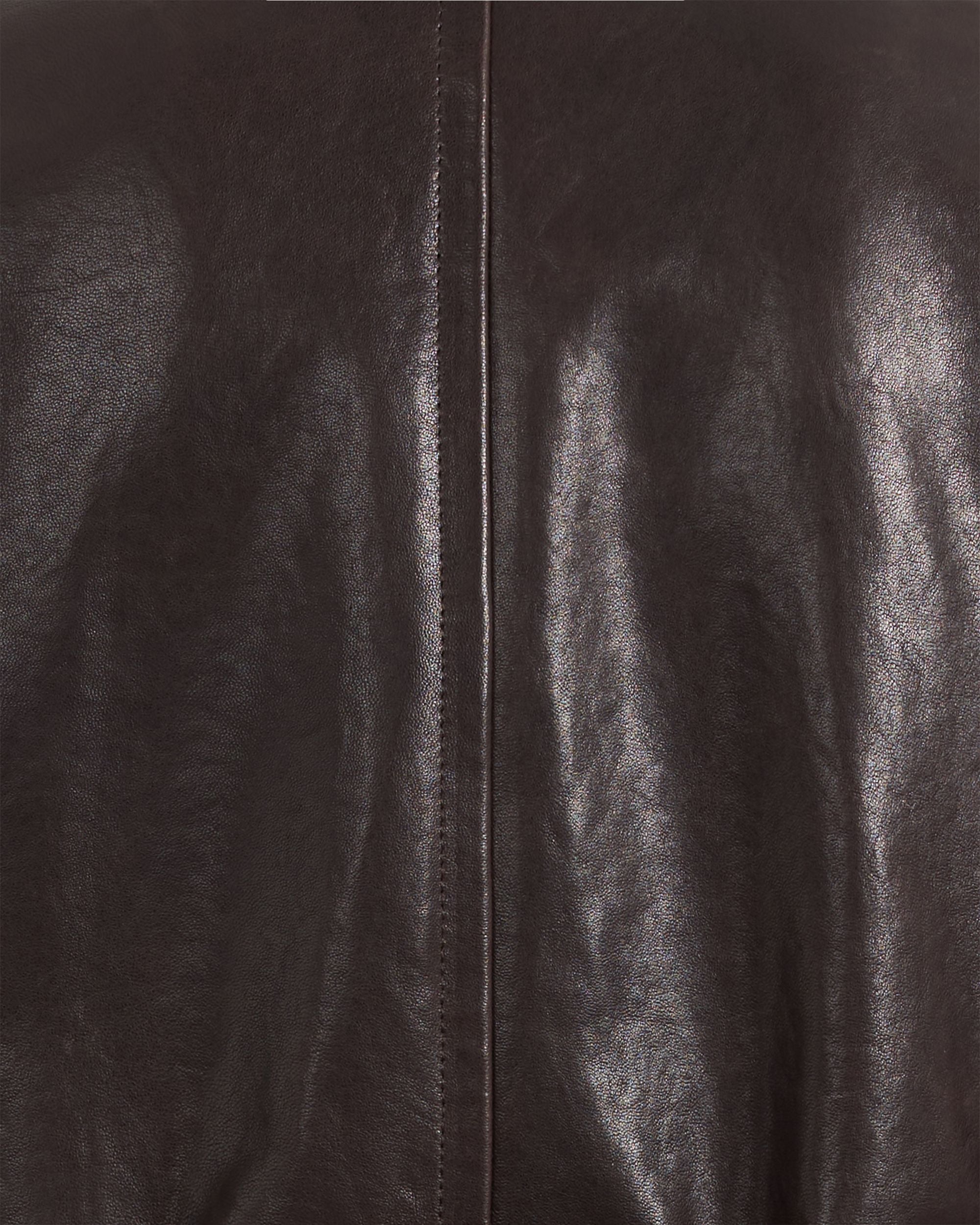 Bally Global - Belted Jacket in Brown Leather - Brown