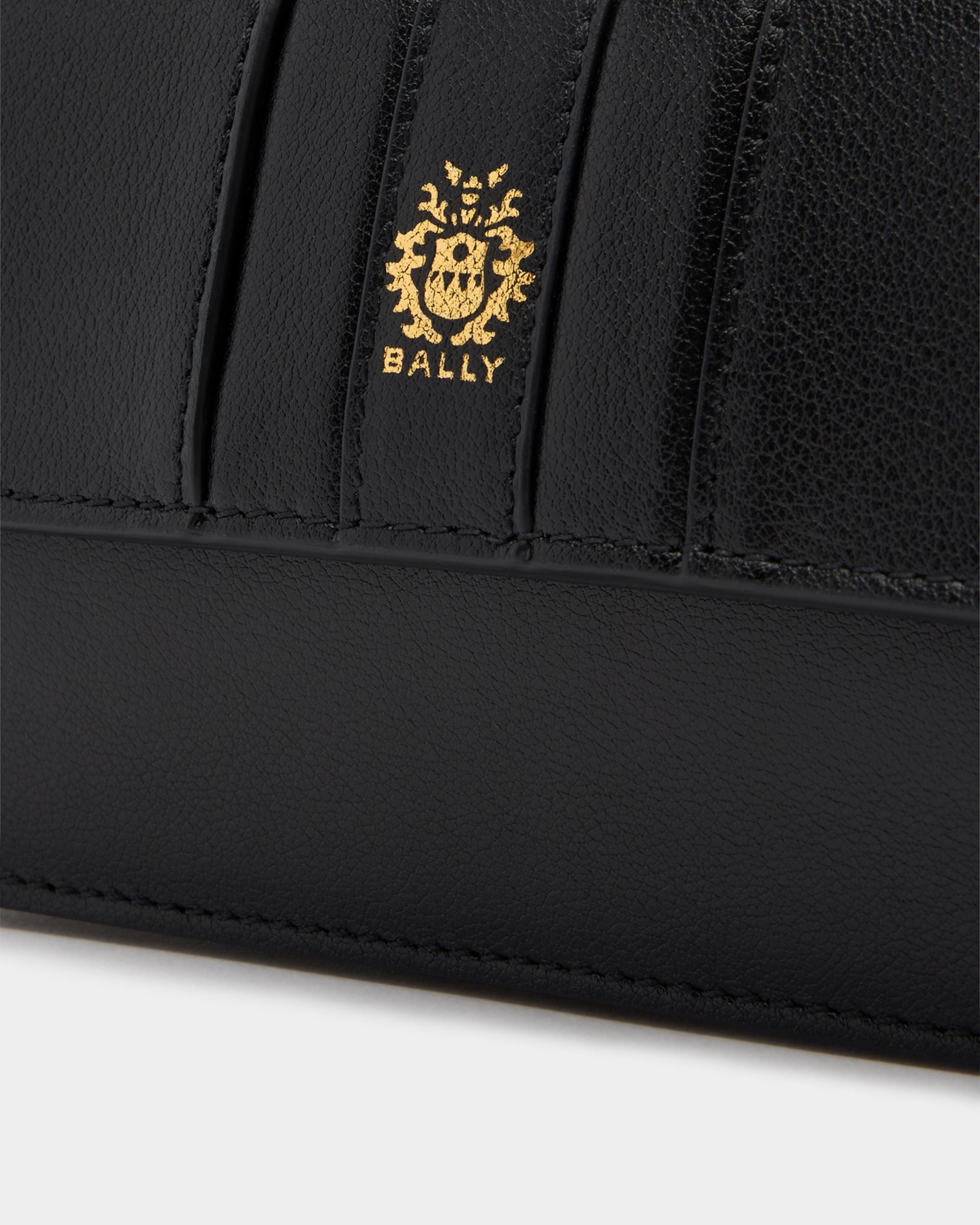 Bally Global - Beckett Phone Wallet in Black Leather - Black
