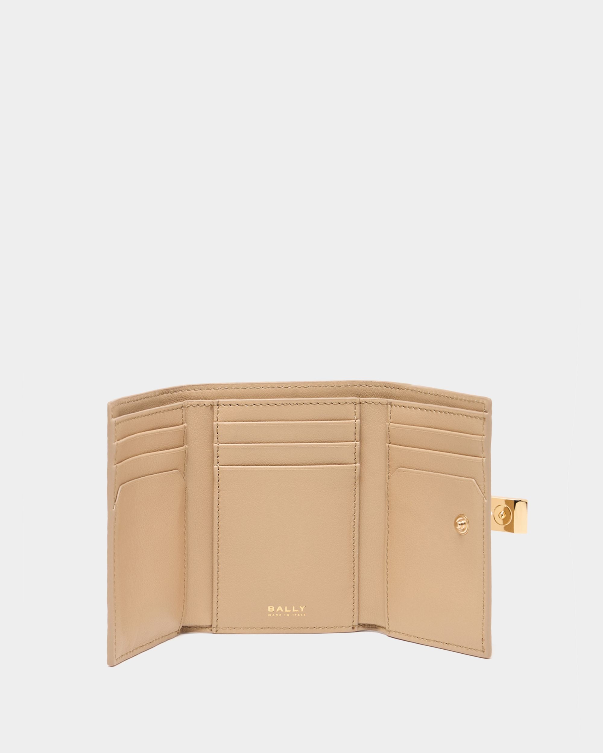 Bally Global - Lock Me ウォレット ライトベージュグレインレザー - ベージュ