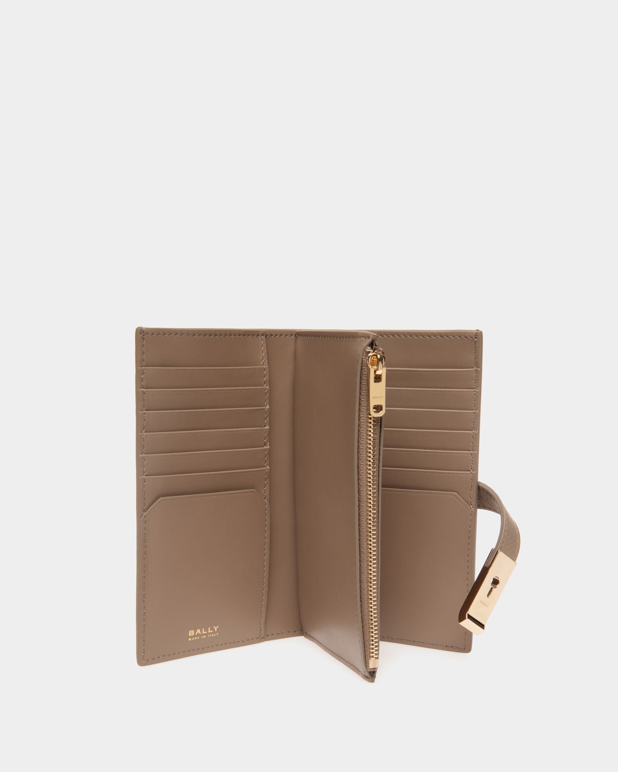 Bally Global - Lock Me ロングウォレット トープグレインレザー - グレー