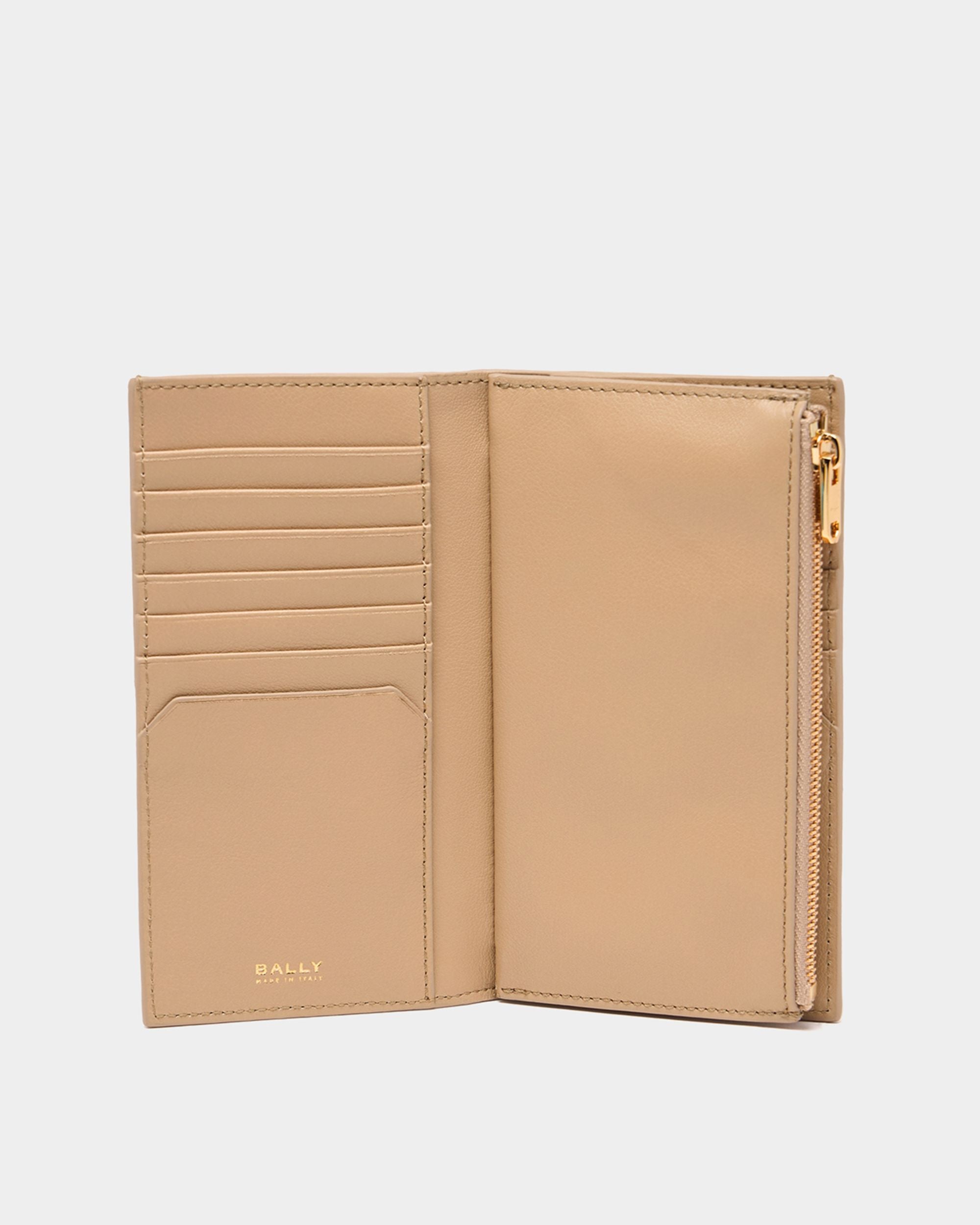 Bally Global - Lock Me ロングウォレット ライトベージュグレインレザー - ベージュ