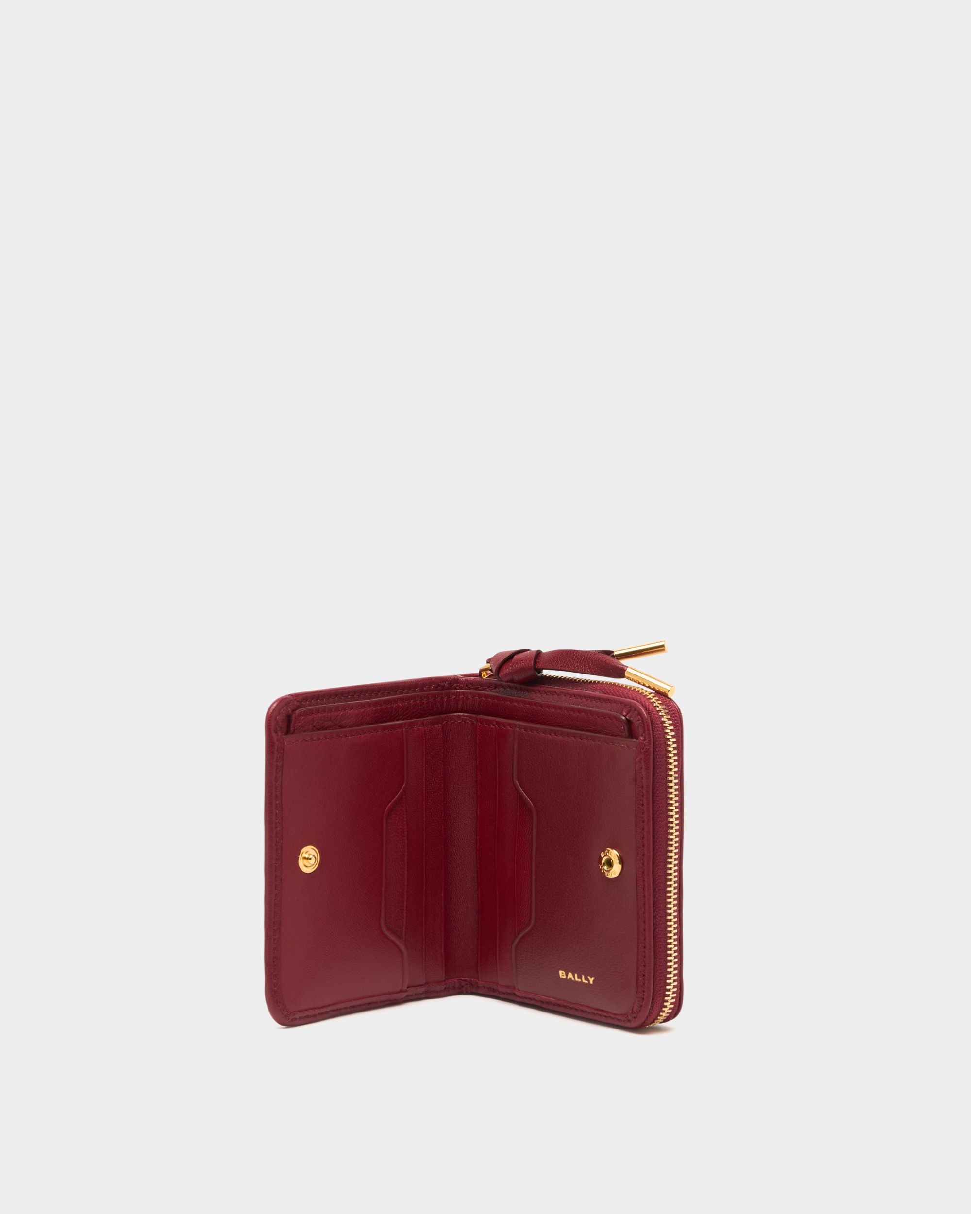 Bally Global - Bally Essential コインパース ルビーレッドレザー - レッド