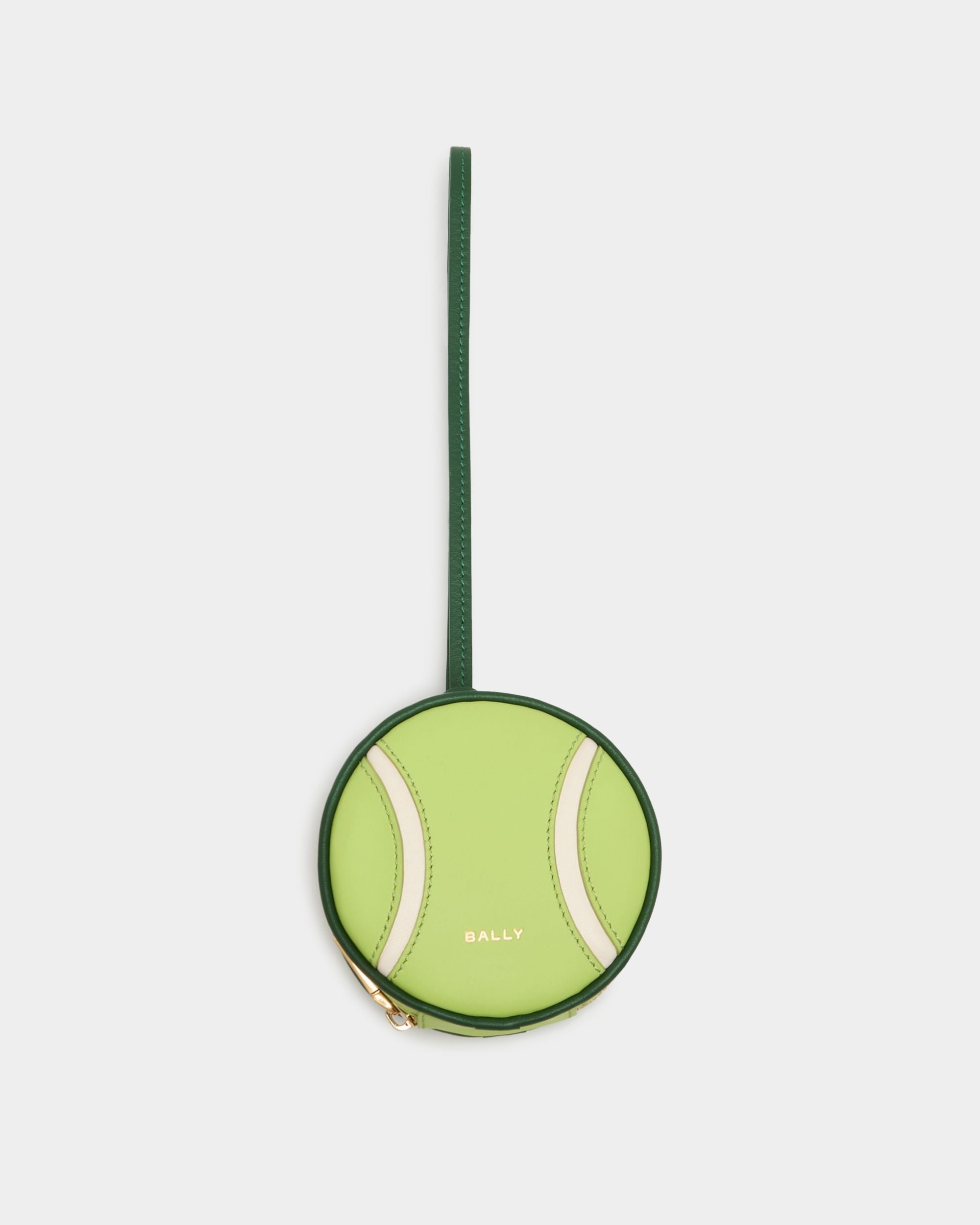 Bally Global - Tennis Capsule Coin Purse in Green Leather - Green