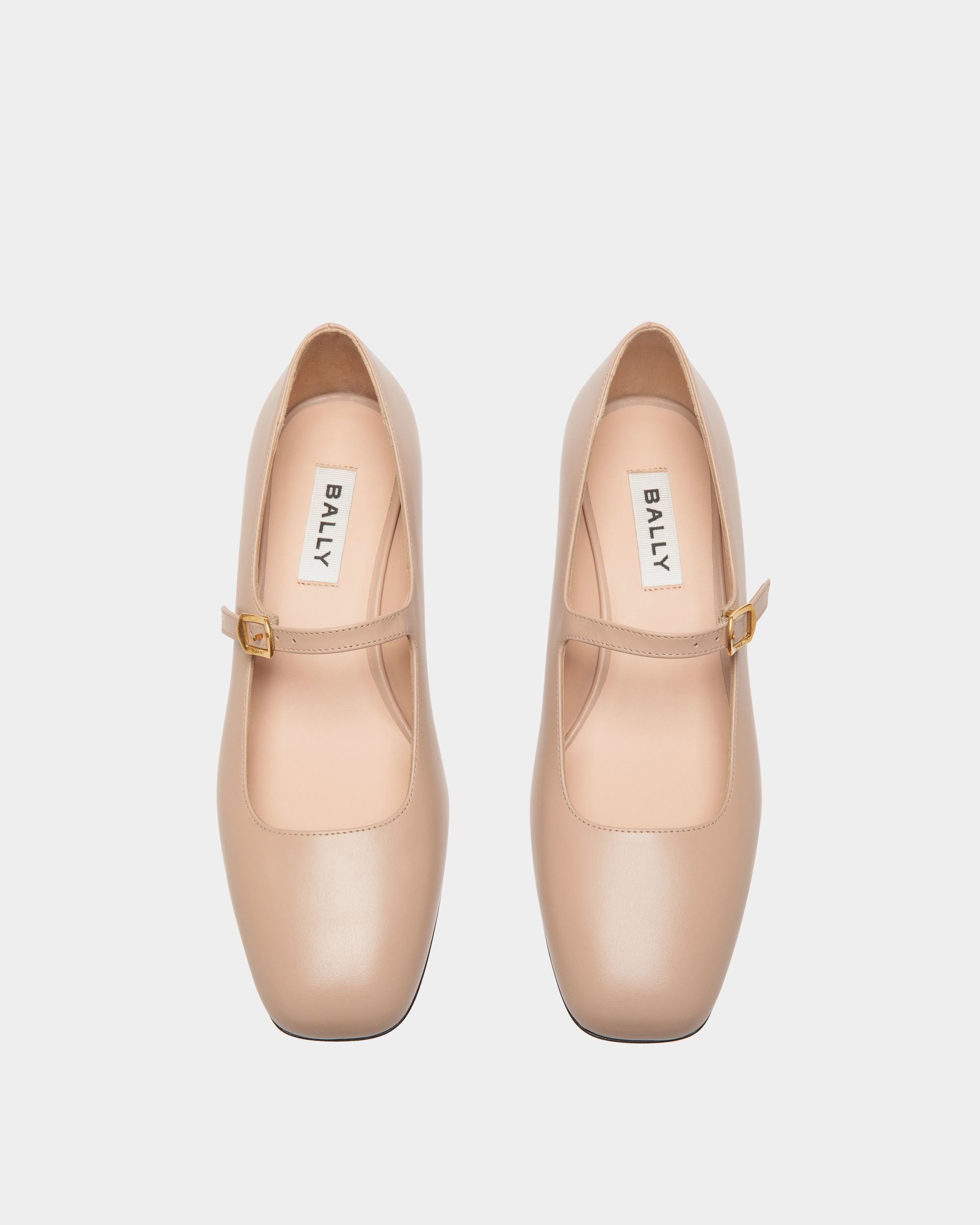Bally Global - Ballyrina Pump in Light Beige Leather - Beige