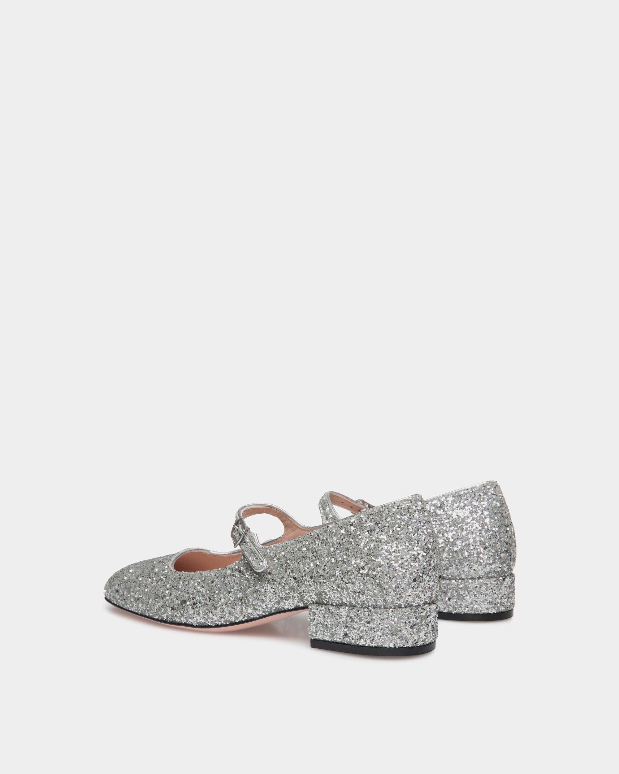 Bally Global - Ballyrina Pump in Silver Fabric - Grey