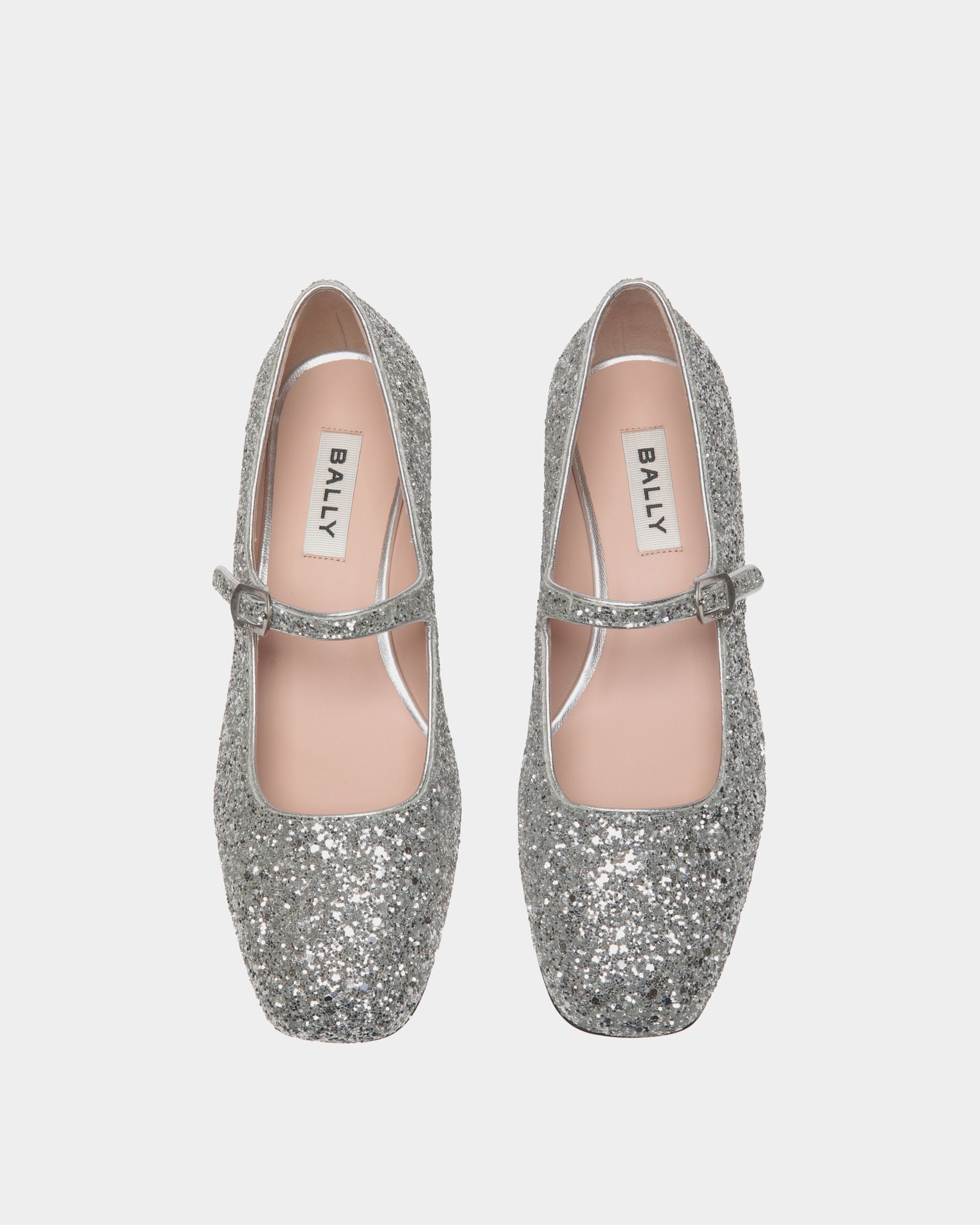 Bally Global - Ballyrina Pump in Silver Fabric - Grey