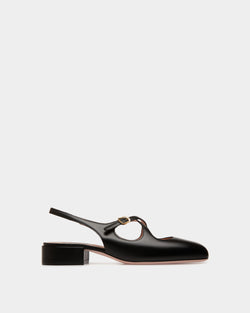 Ballyrina Slingback Pump in Black Leather