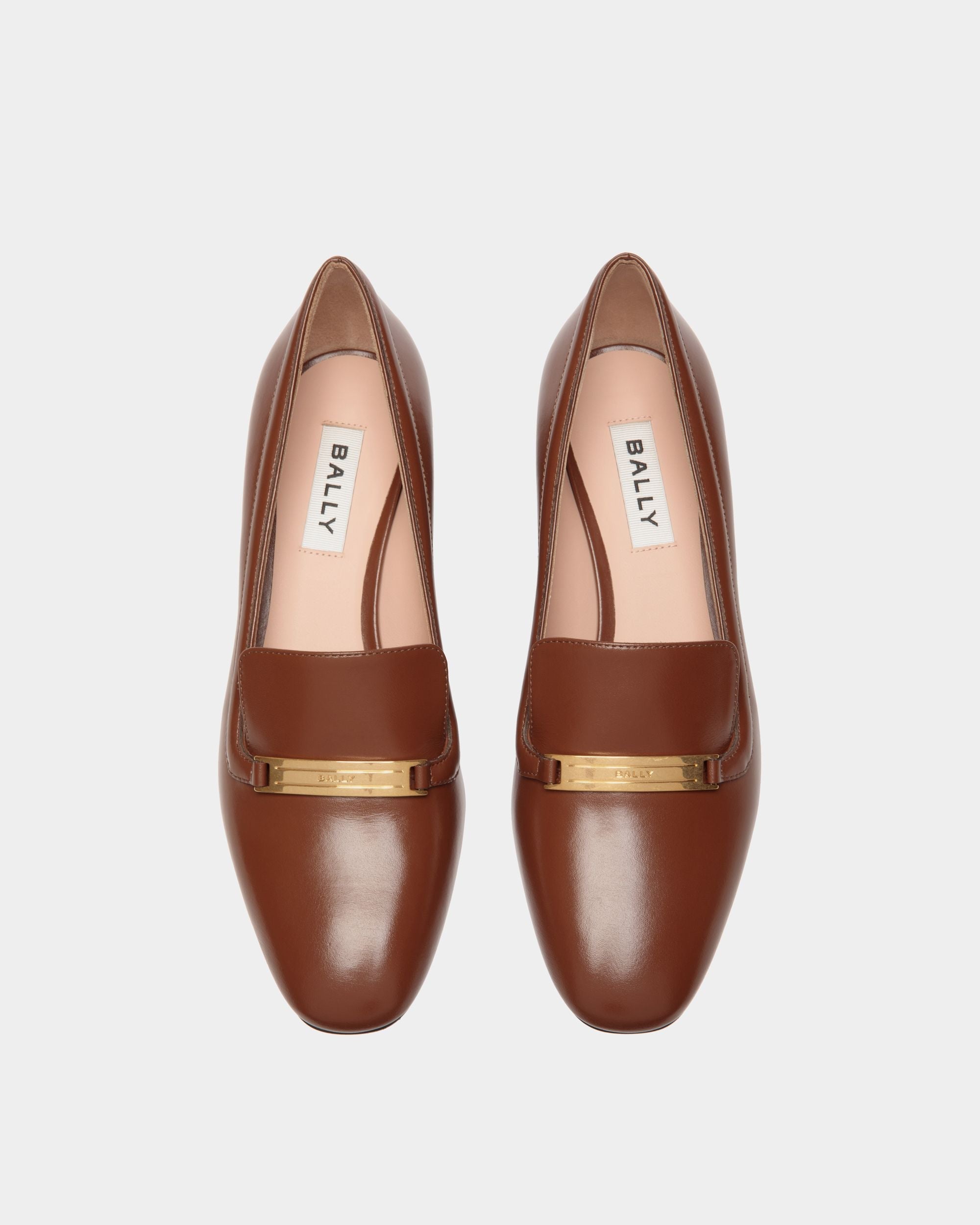 Bally Global - Deco Pump in Brown Leather - Brown