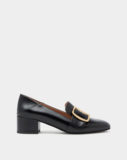 Bally Boucle パンプス ブラック レザー