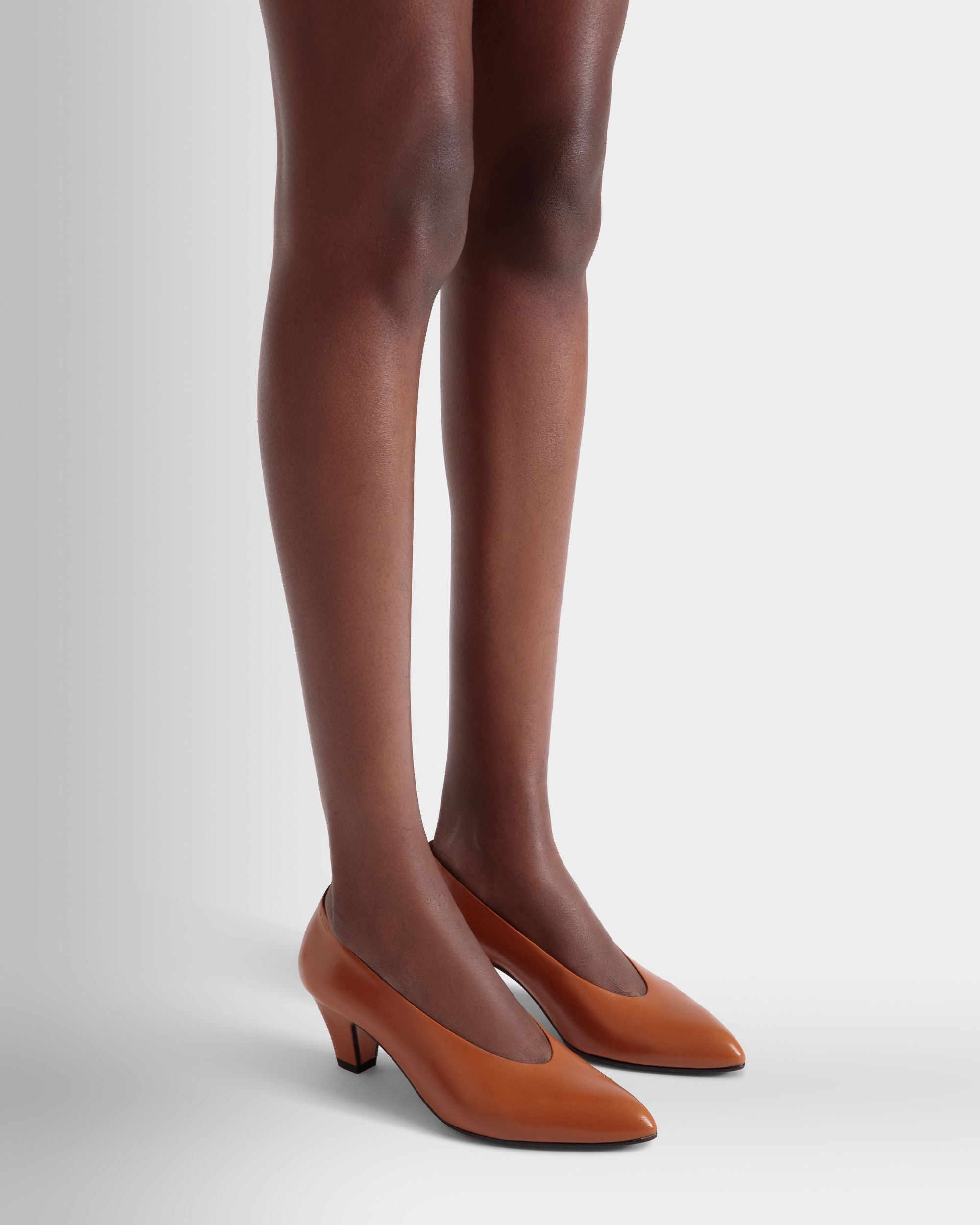 Bally Global - Alva パンプス ブラウン レザー - ブラウン