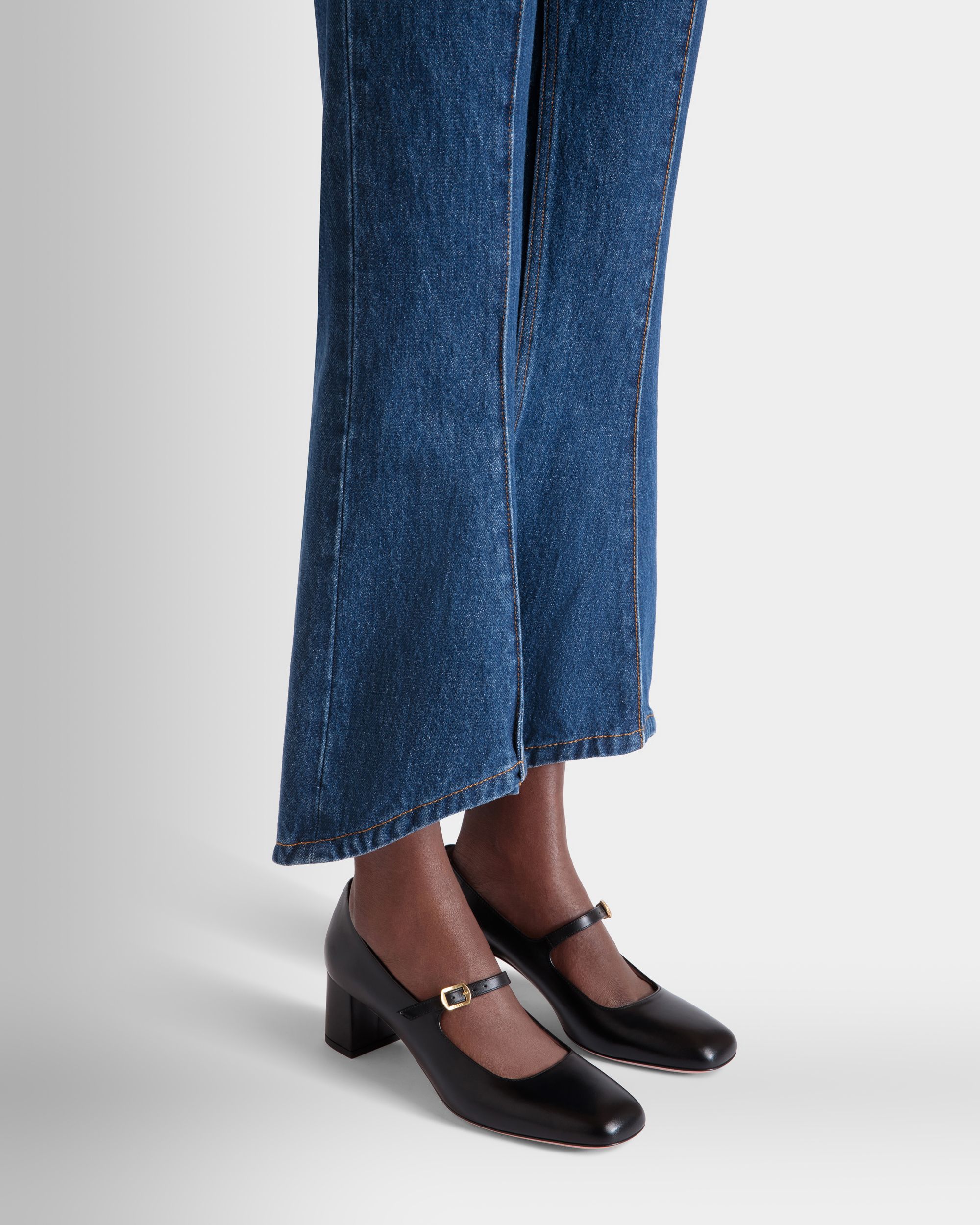 Bally Global - Ballyrina Pump in Black Leather - Black