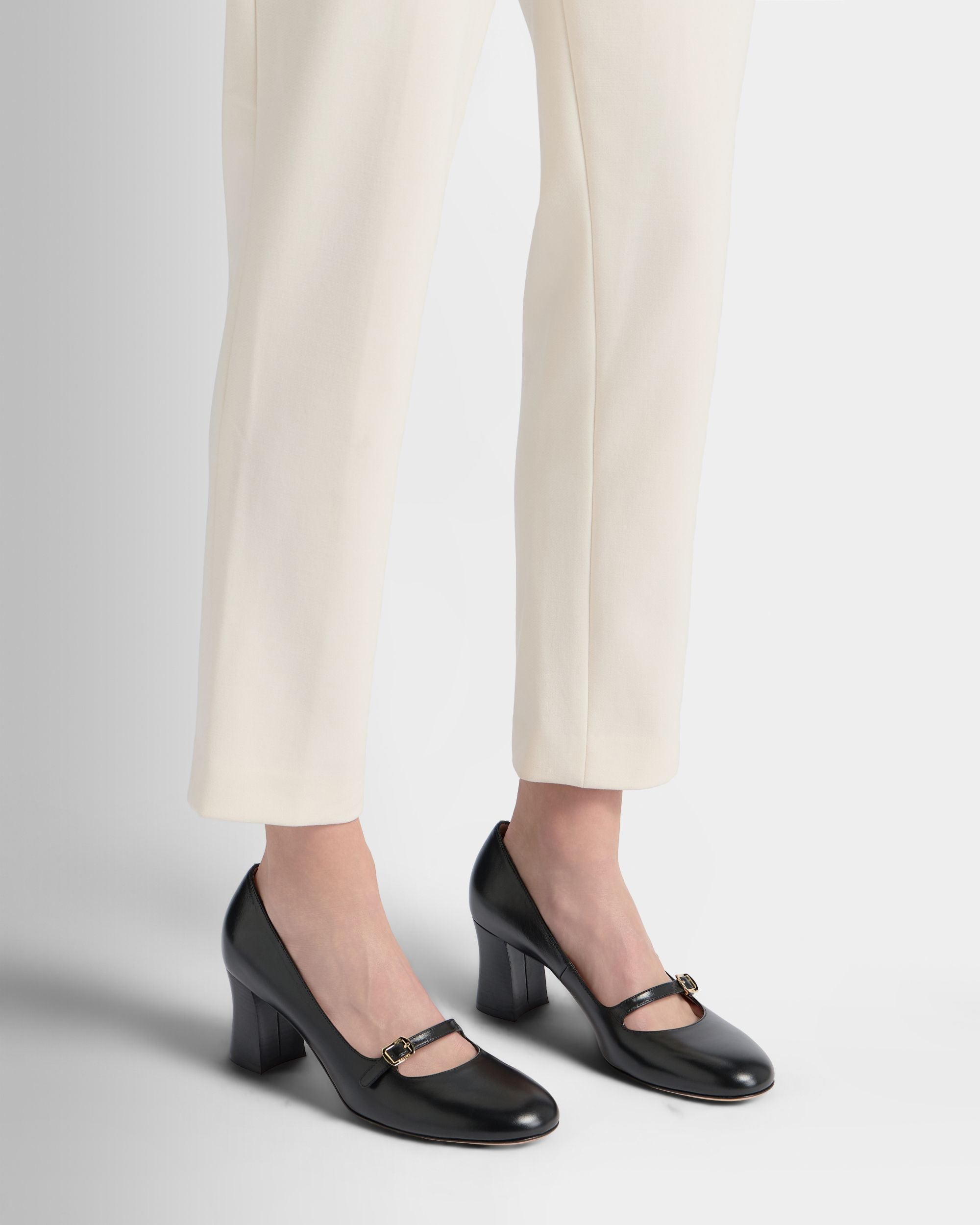 Bally Global - Saule メリージェーン パンプス ブラックレザー - ブラック