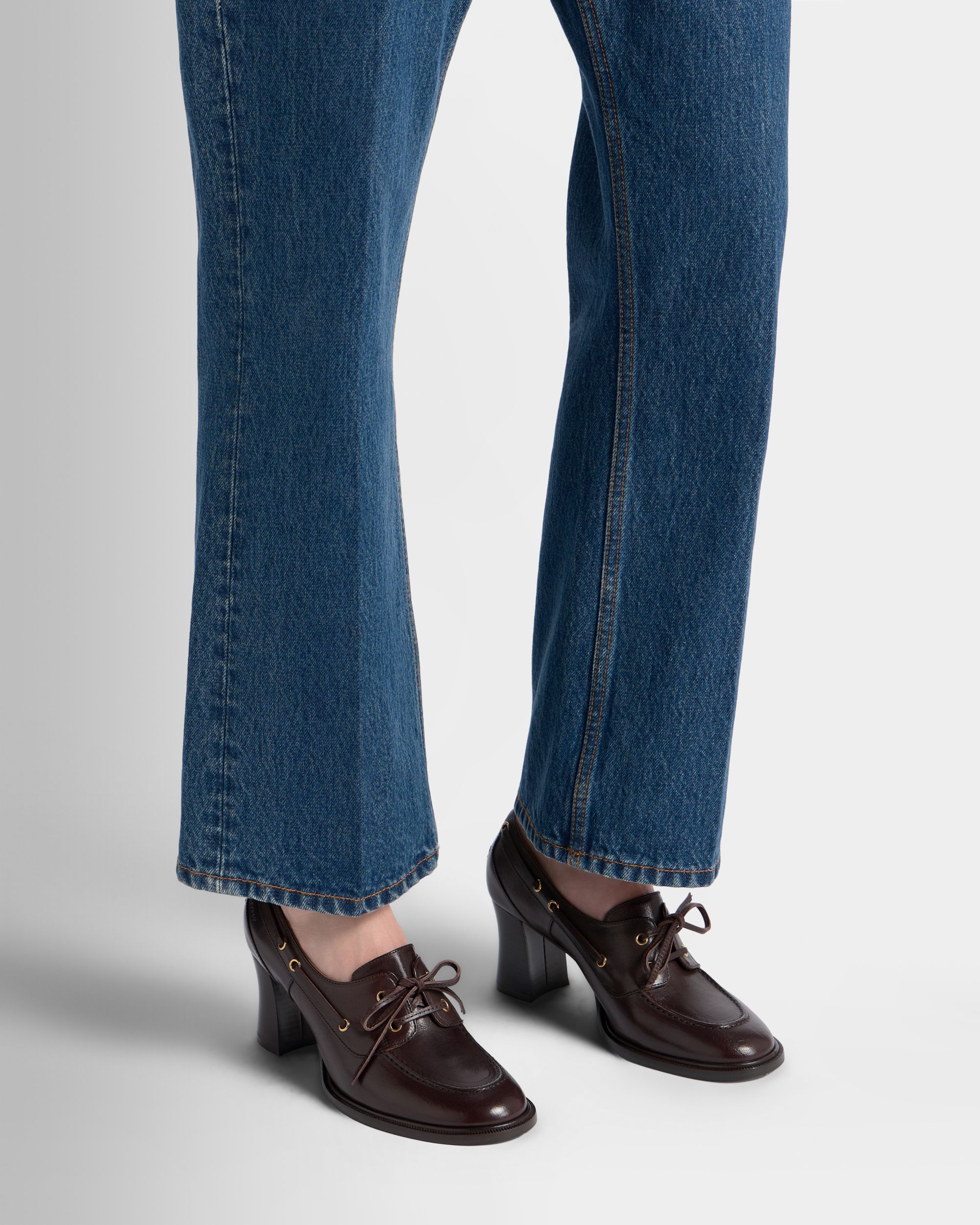 Bally Global - Saule レースアップパンプス エバノレザー - ブラウン