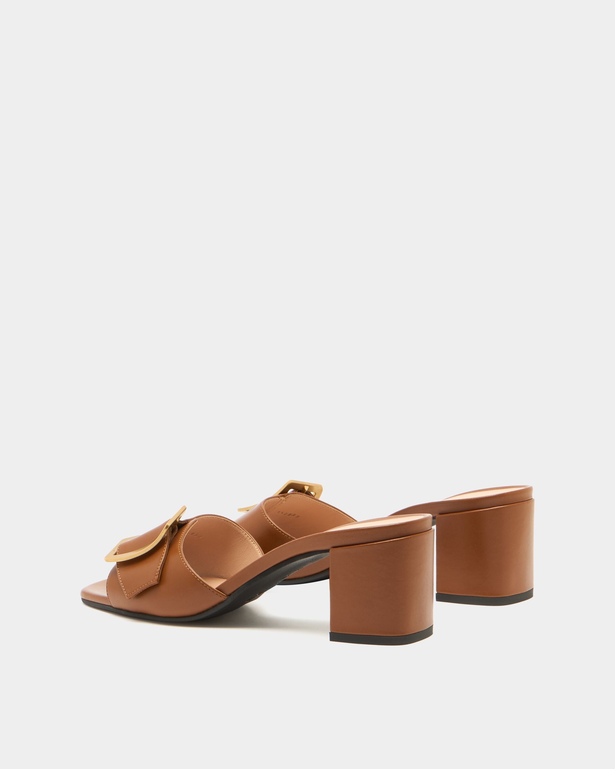 Bally Global - Boucle ミュール アンバーブラウンレザー - ブラウン