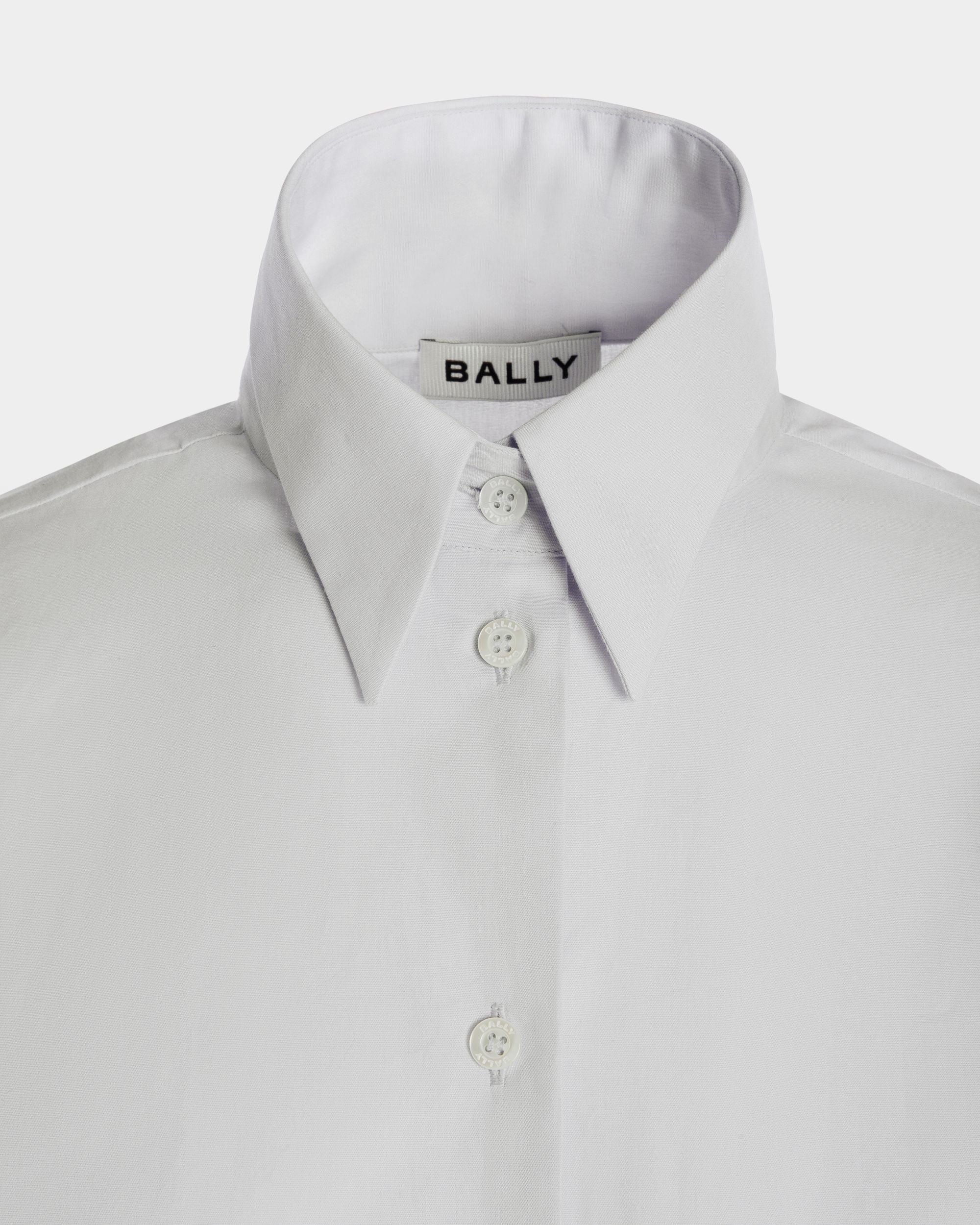 Bally Global - Long Sleeve Shirt in White Cotton - White