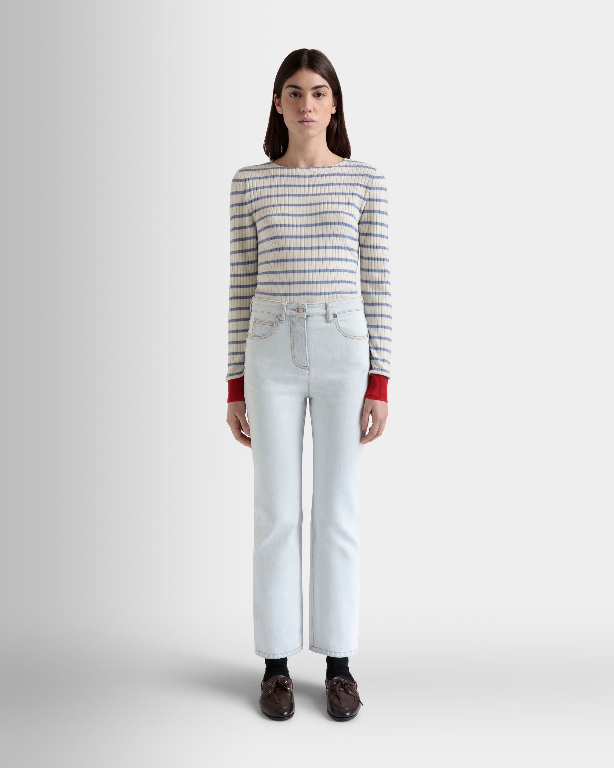 Bally Global - デニムパンツ ライトブルー コットン - ブルー