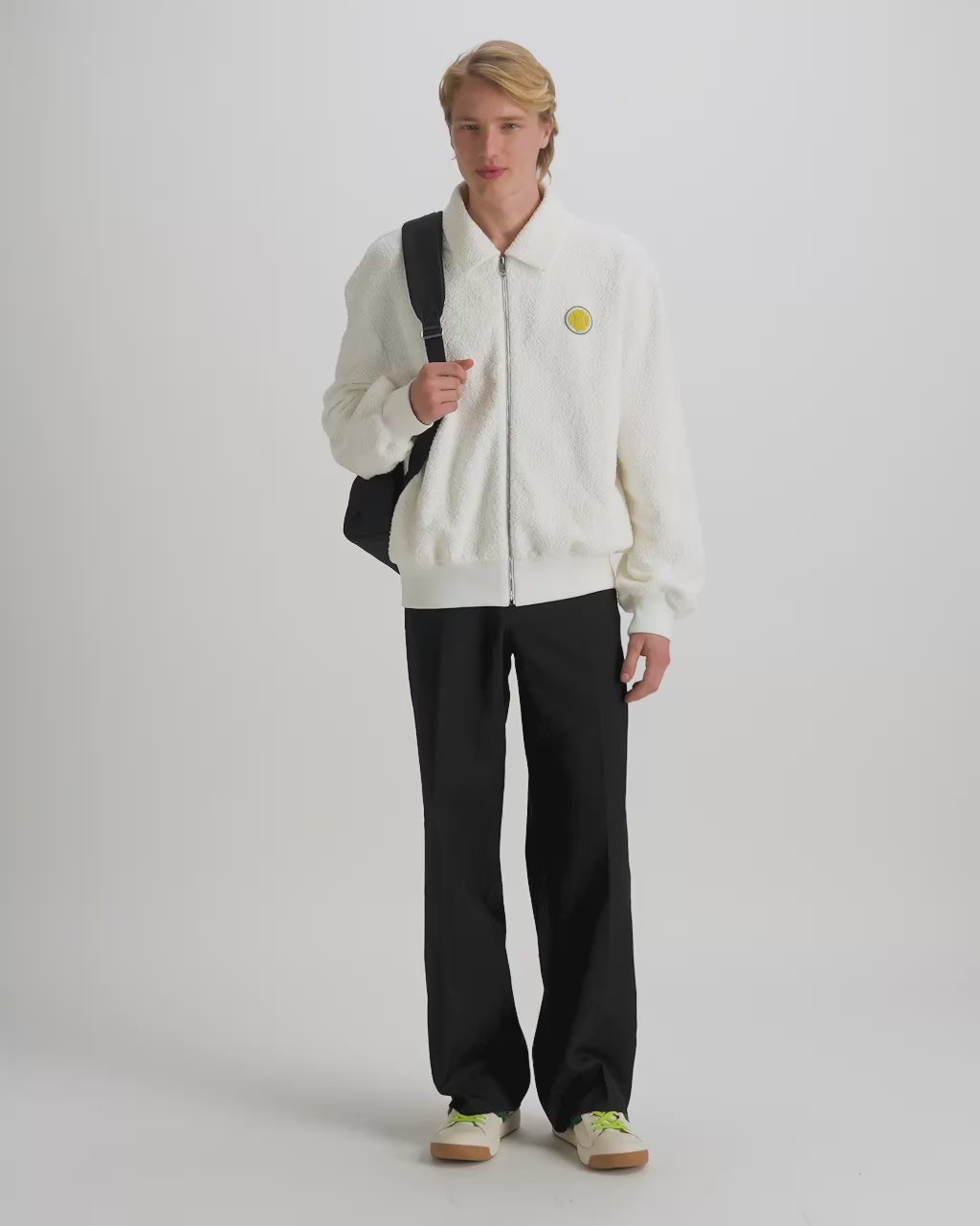 Bally Global - Vogel バックパック ブラックナイロン リサイクルレザー - ブラック