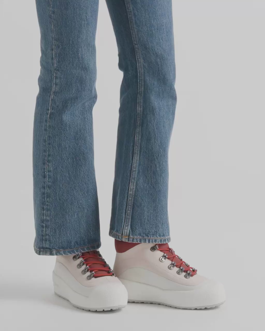 Bally Global - Bally Curling Bootie in Dusty Petal Leather - Pink