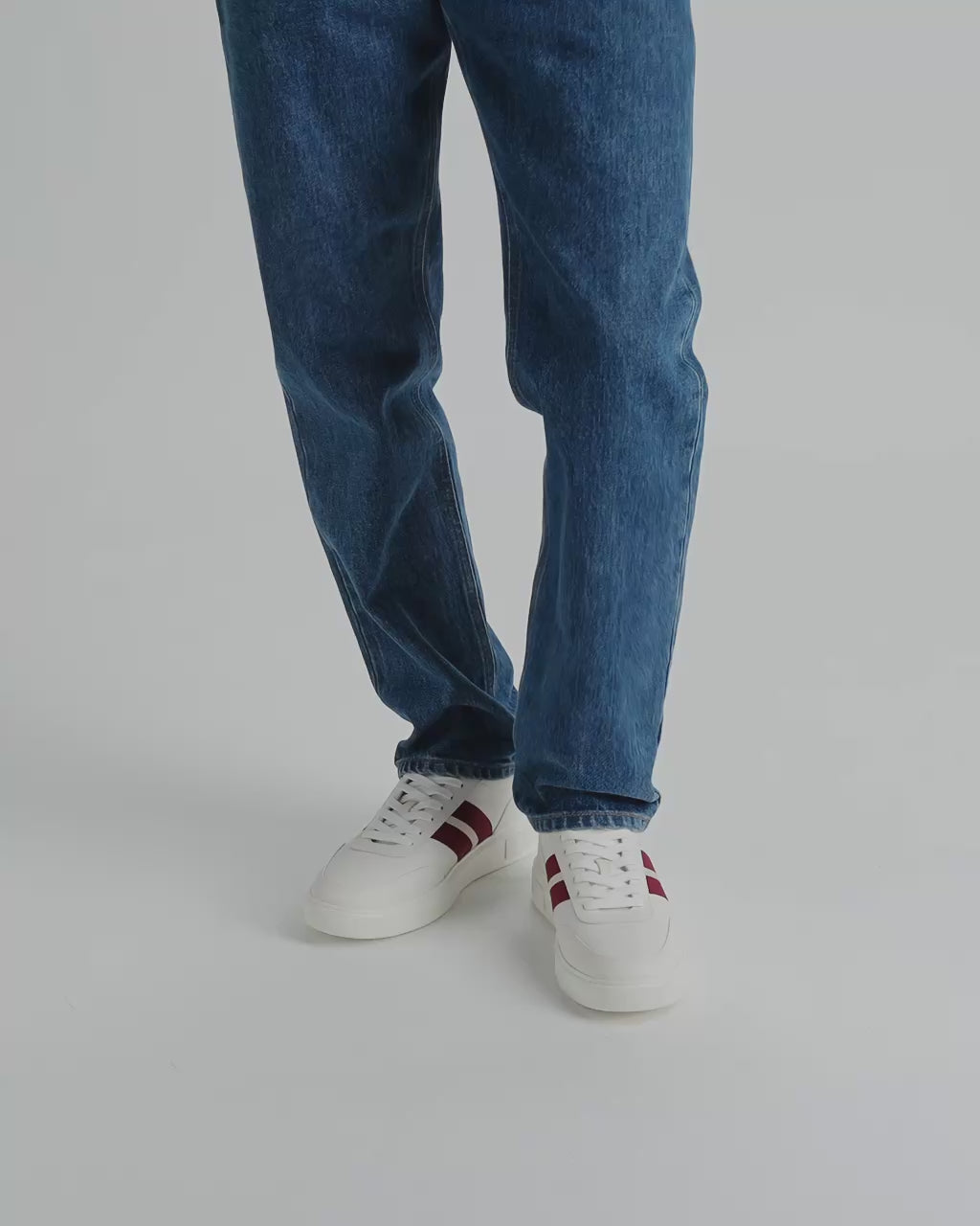 Bally Global - Bally Lift スニーカー ホワイト＆レッドレザー - ホワイト