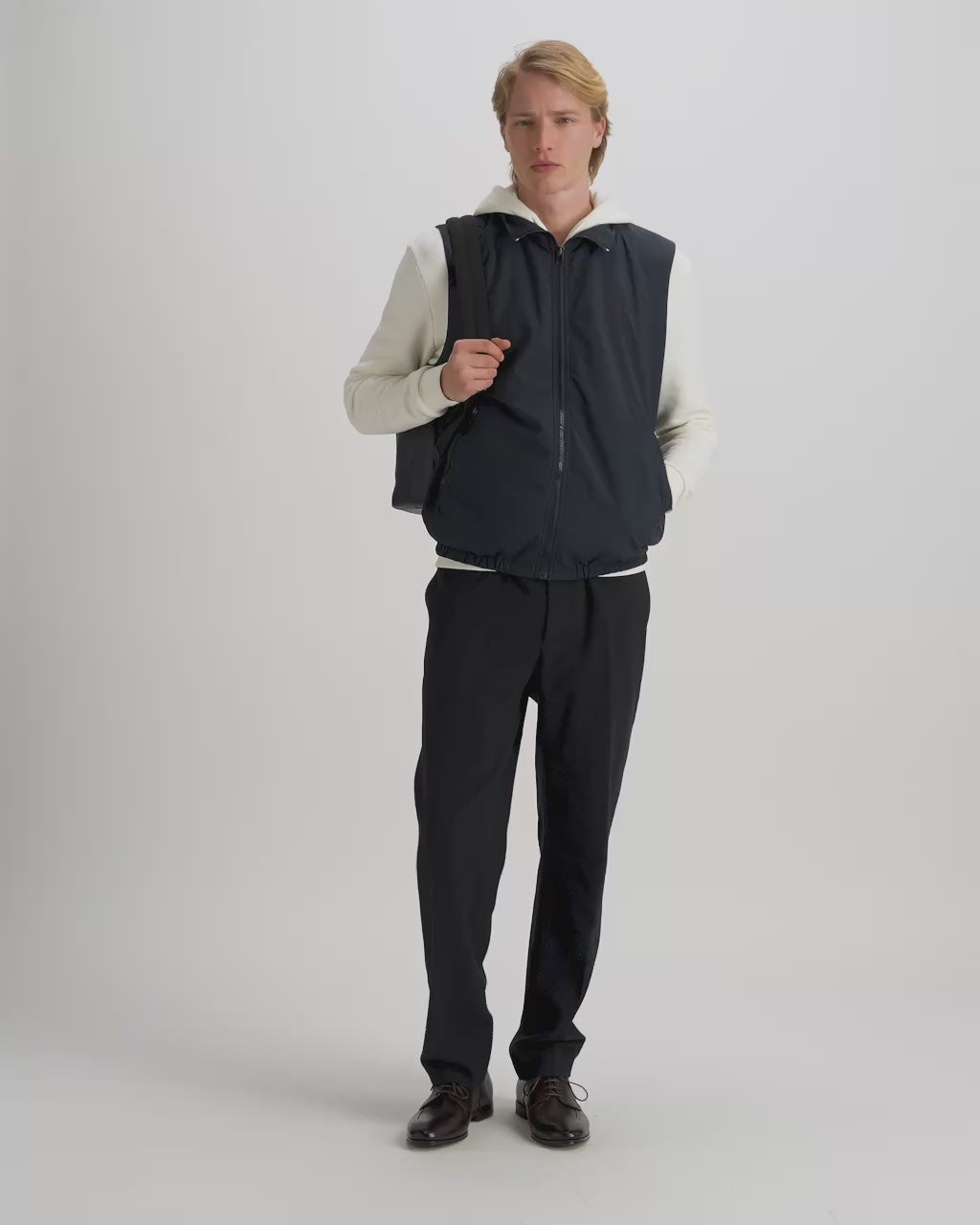 Bally Global - Capitol バックパック ネイビーブルー グレインレザー - ブルー