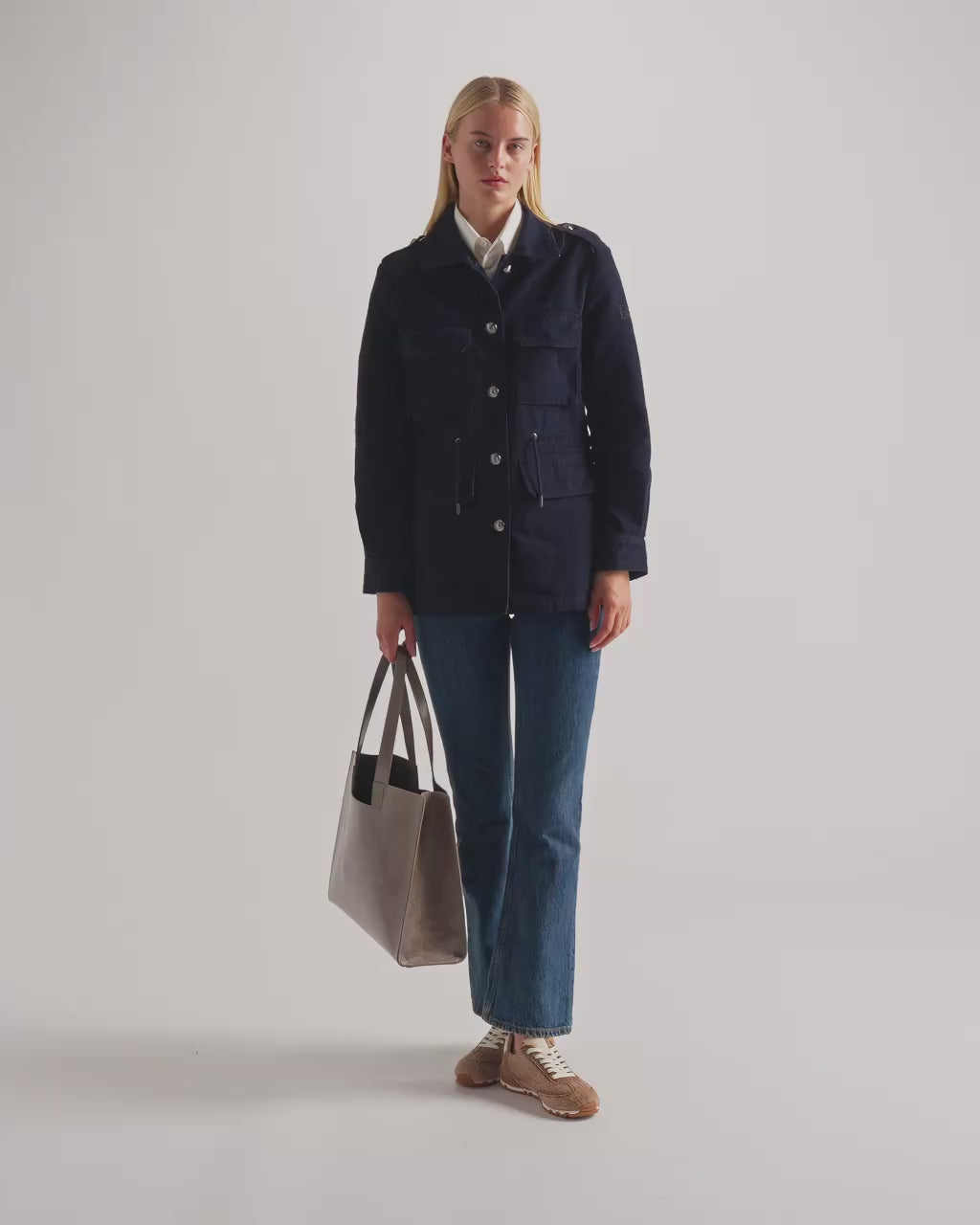 Bally Global - Easy Bally トートバッグ トープブラウン レザー - グレー