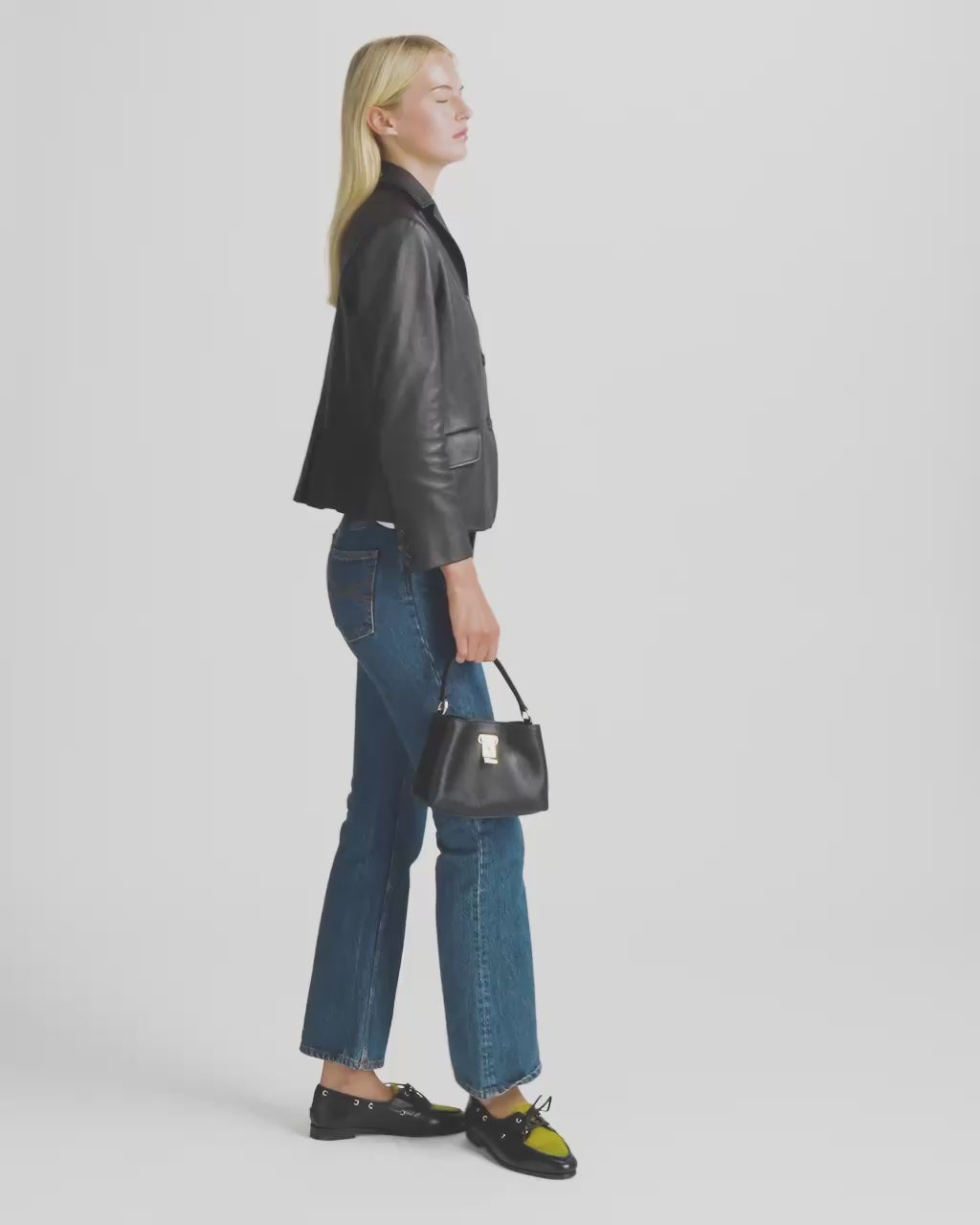 Bally Global - Lock Me ミニバッグ ブラック グレインレザー - ブラック