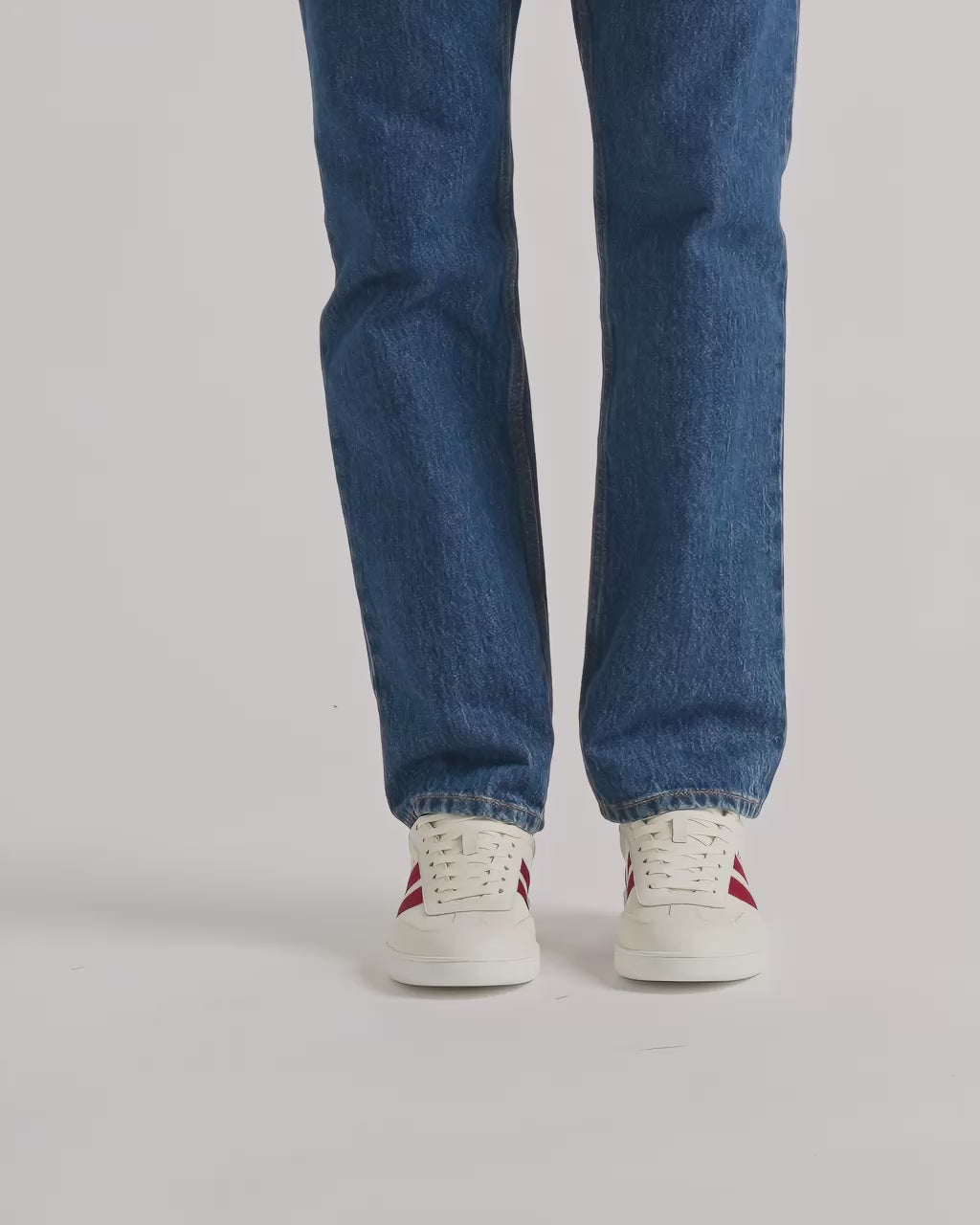 Bally Global - Retro Crest スニーカー アイボリー レザー - ホワイト