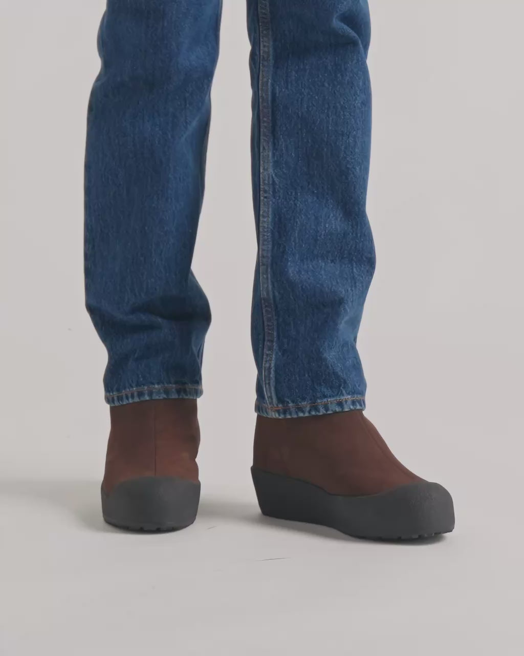 Bally Global - Bally Curling ブーティ ブラウン スエード - ブラウン