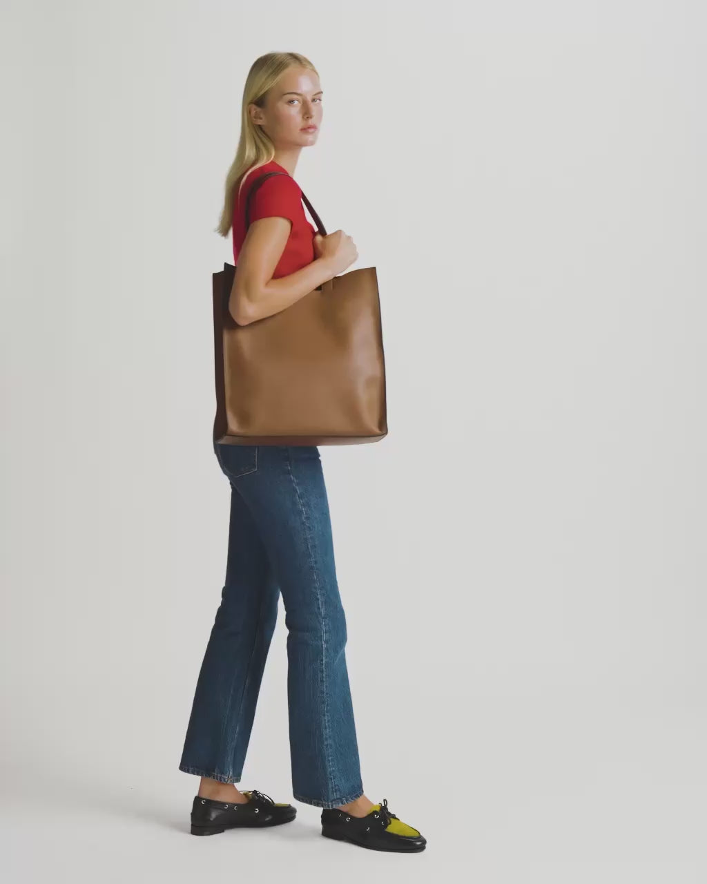 Bally Global - Easy Bally Tote Bag in Brown Leather - Brown
