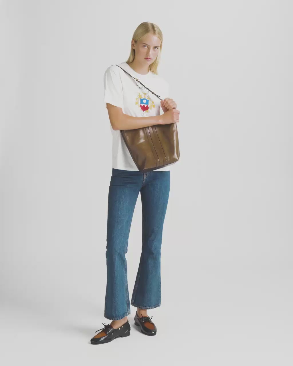 Bally Global - Signature バケットバッグ ブラウン レザー - ブラウン