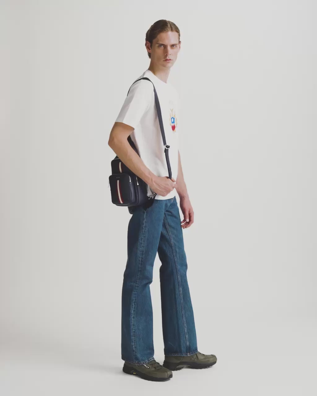 Bally Global - スリングバッグ ブルー レザー - ブルー