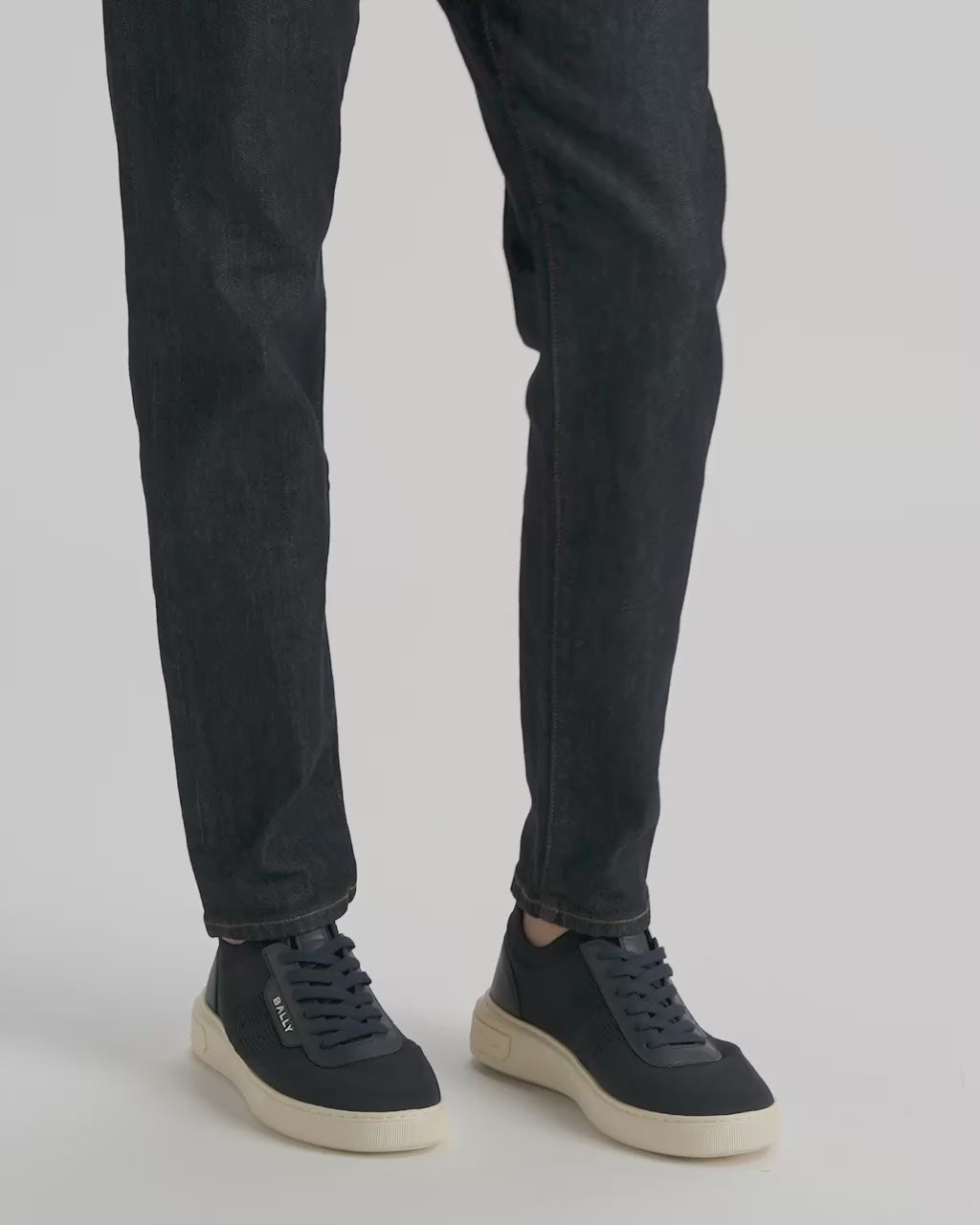 Bally Global - Bally Lift Sneaker in Navy Blue Fabric - Blue