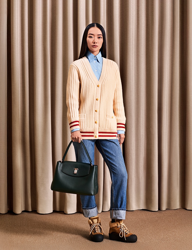 BALLY バリー　ダークブラウン レザー手袋 ジッパー付き BALLY バリー ダークブラウン レザー手袋 ジッパー付き