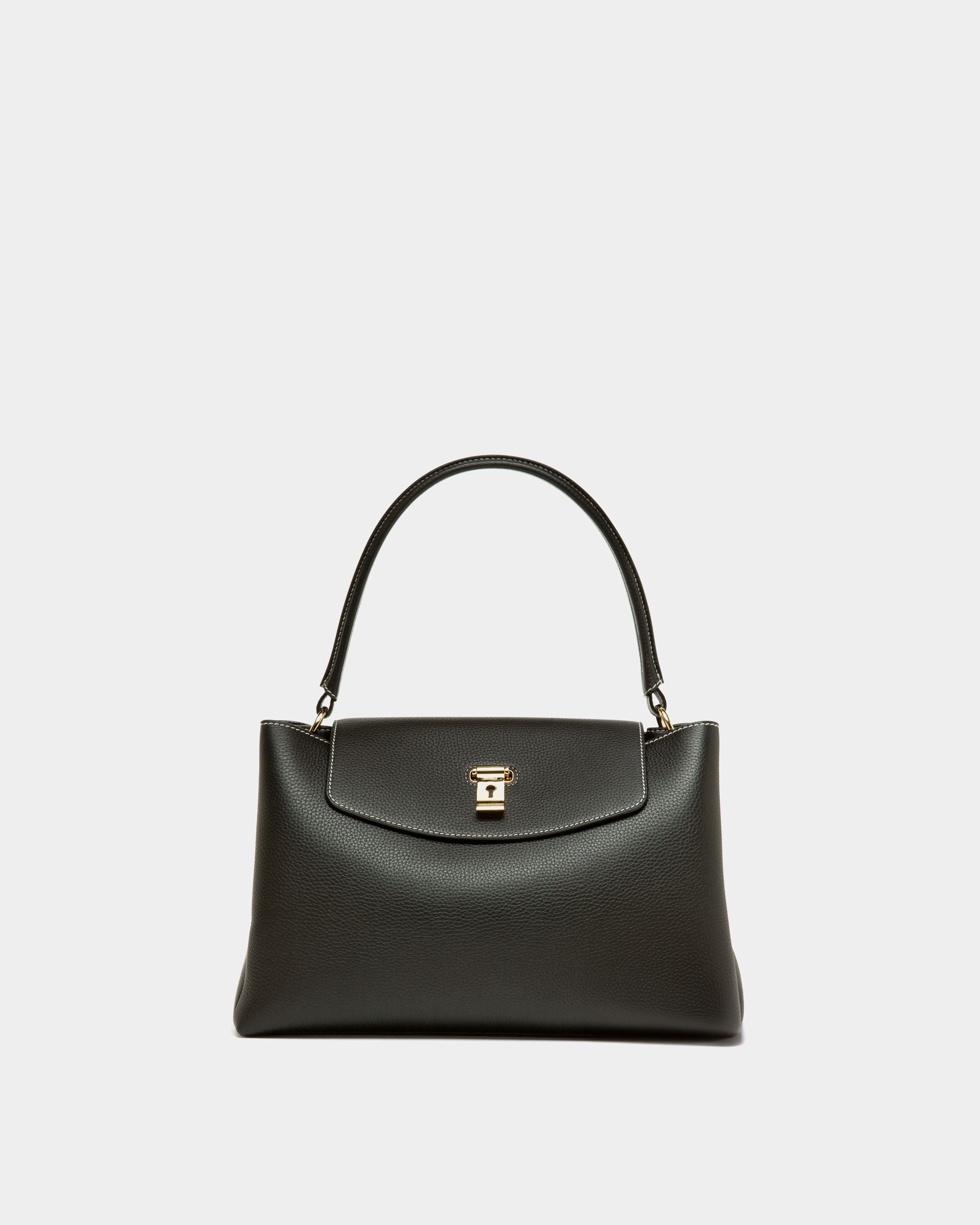 Lock Me トップハンドルバッグ ブラック レザー - 女性 - Bally - 01