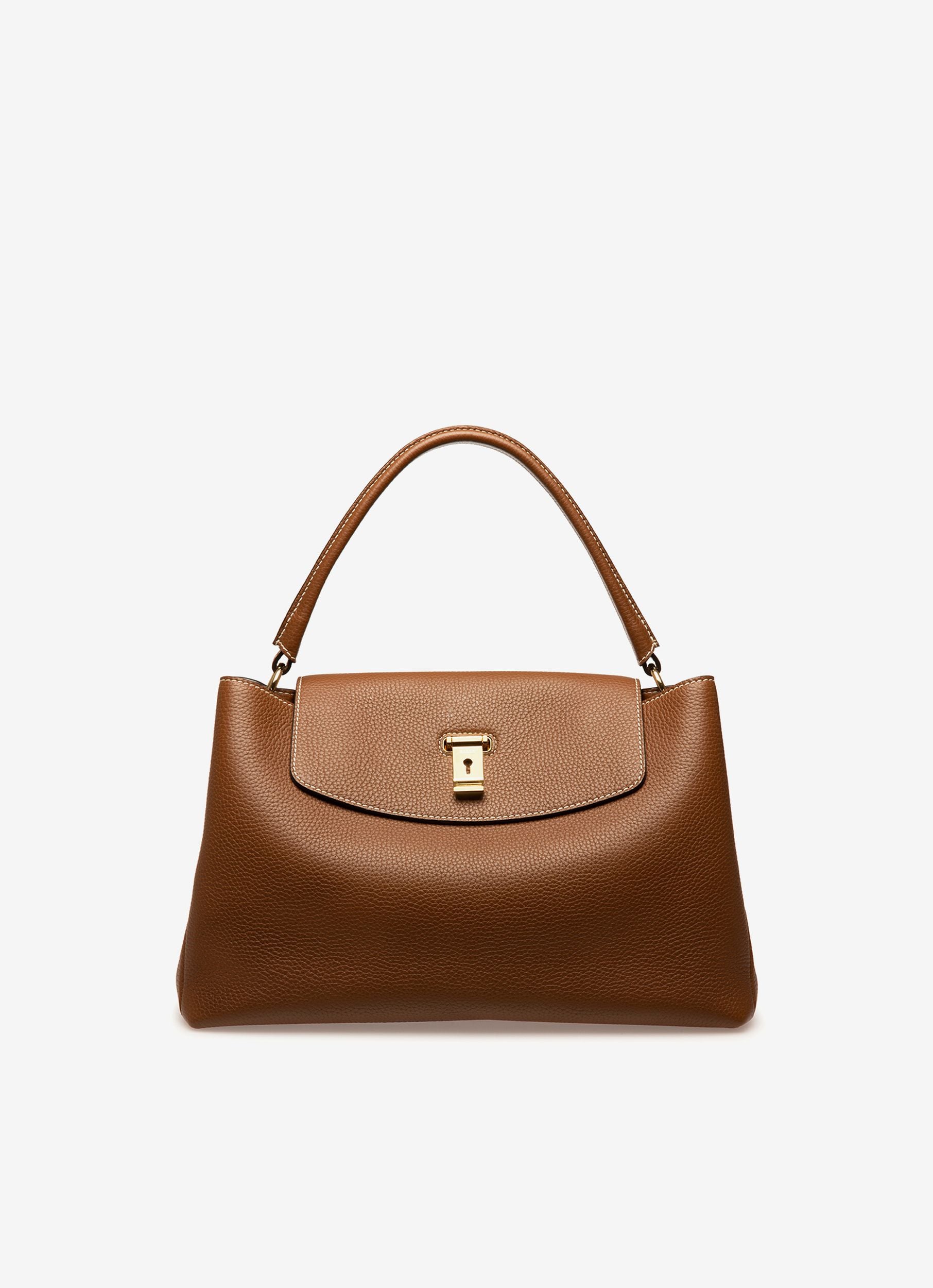 Layka ブラウン レザー トップハンドルバッグ - 女性 - Bally - 01