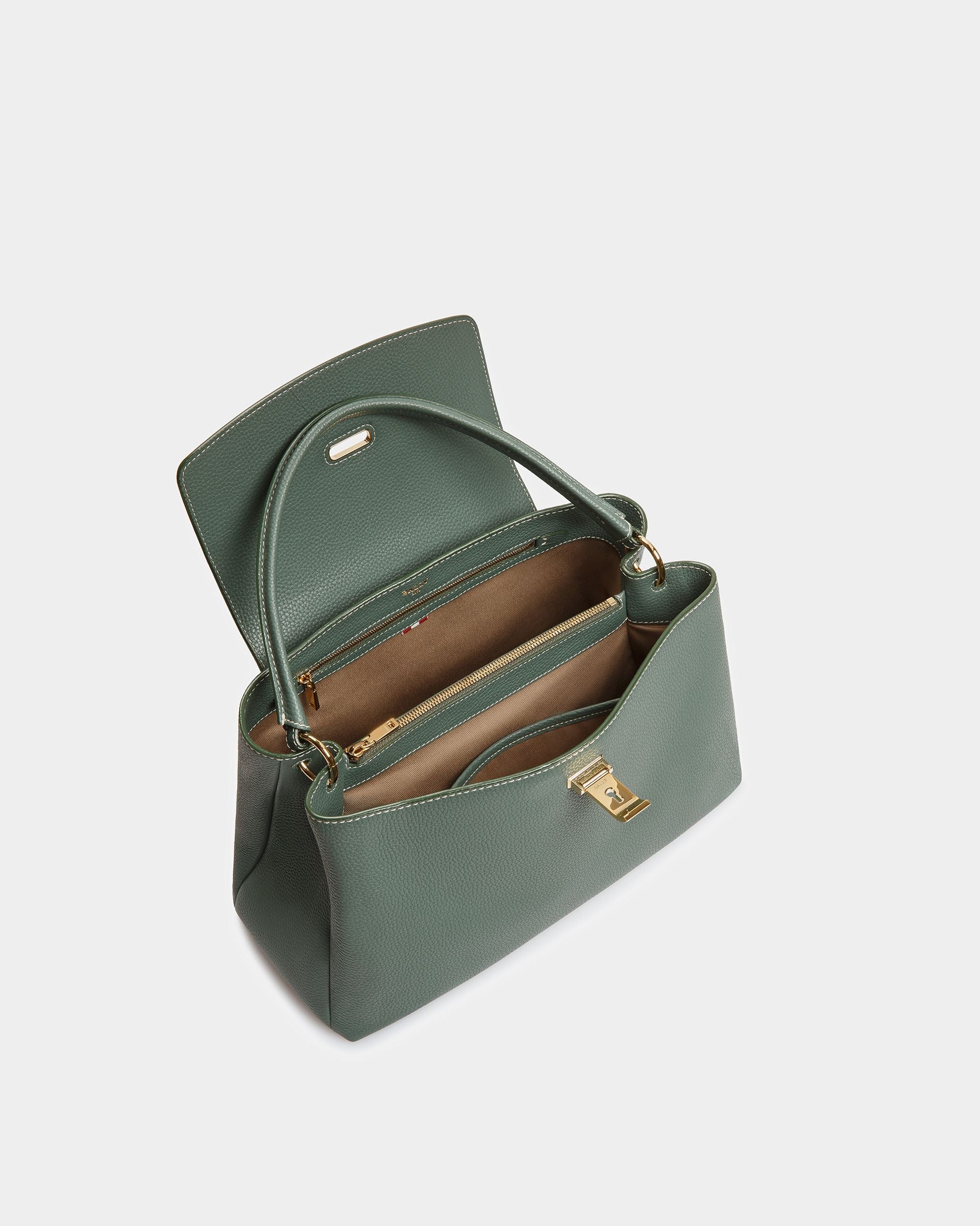 Layka セージ レザー トップハンドルバッグ - 女性 - Bally - 04