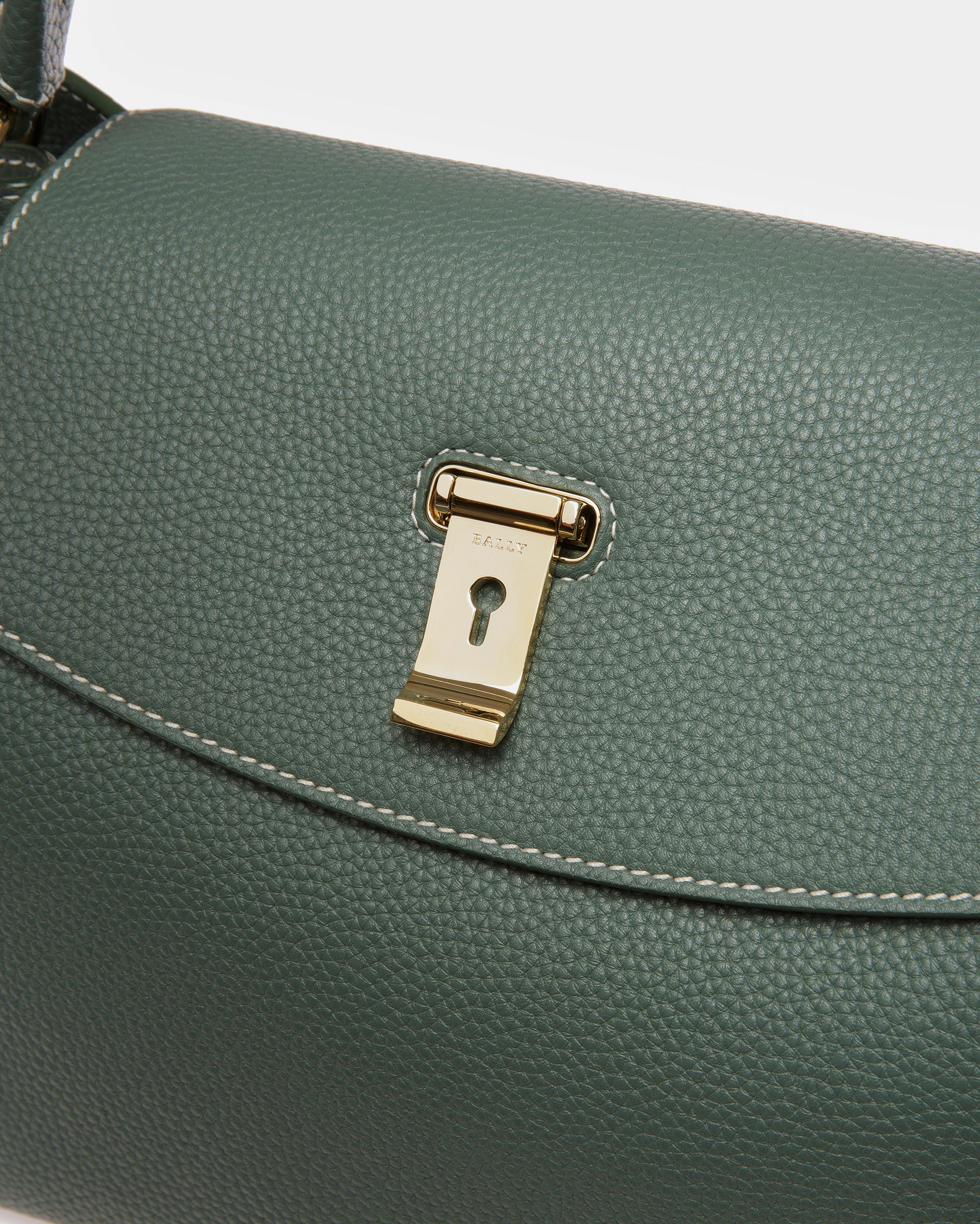 Layka セージ レザー トップハンドルバッグ - 女性 - Bally - 05