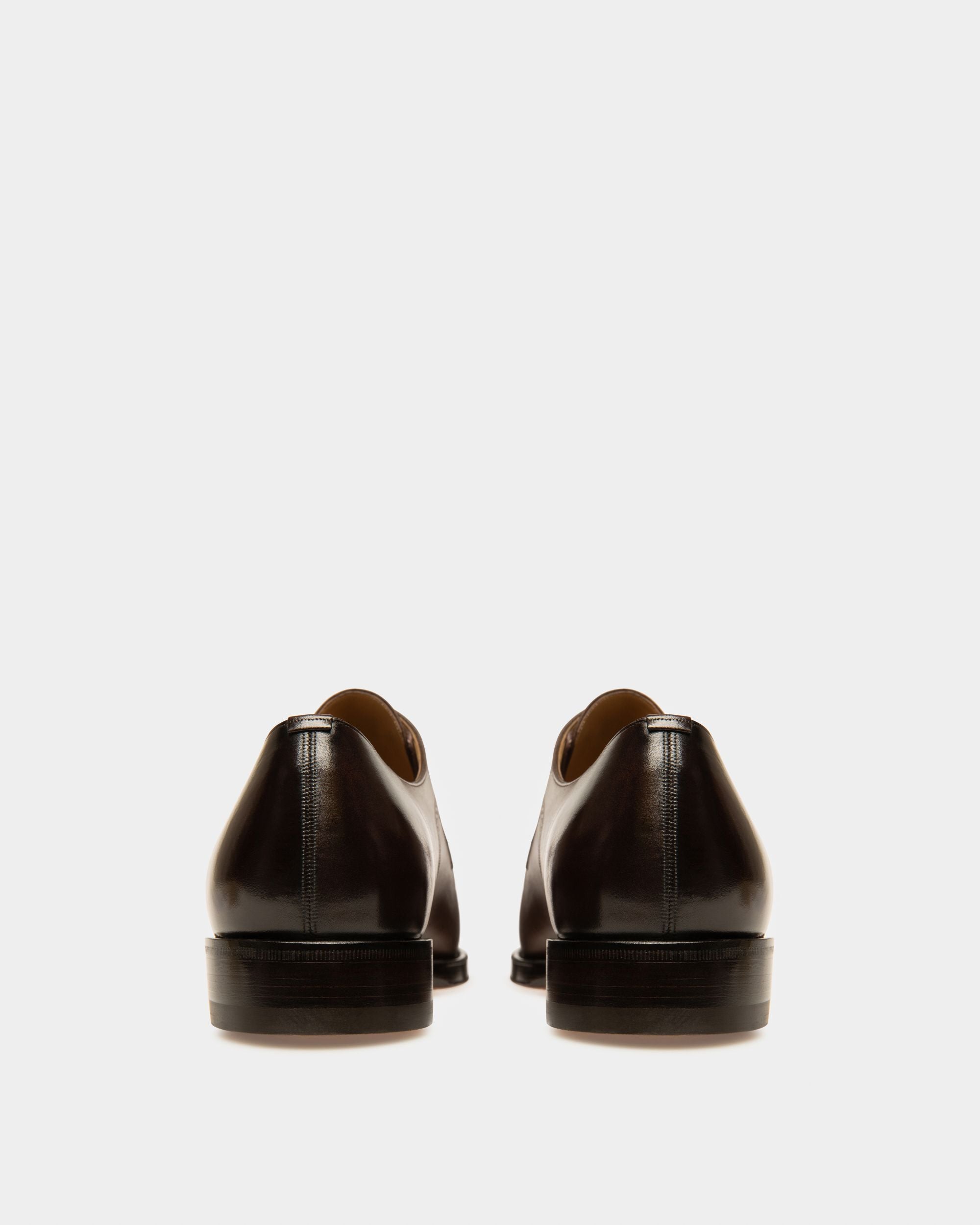 Scamardo メンズ レザー ダービー レースアップ シューズ ミッドブラウン - 男性 - Bally - 03