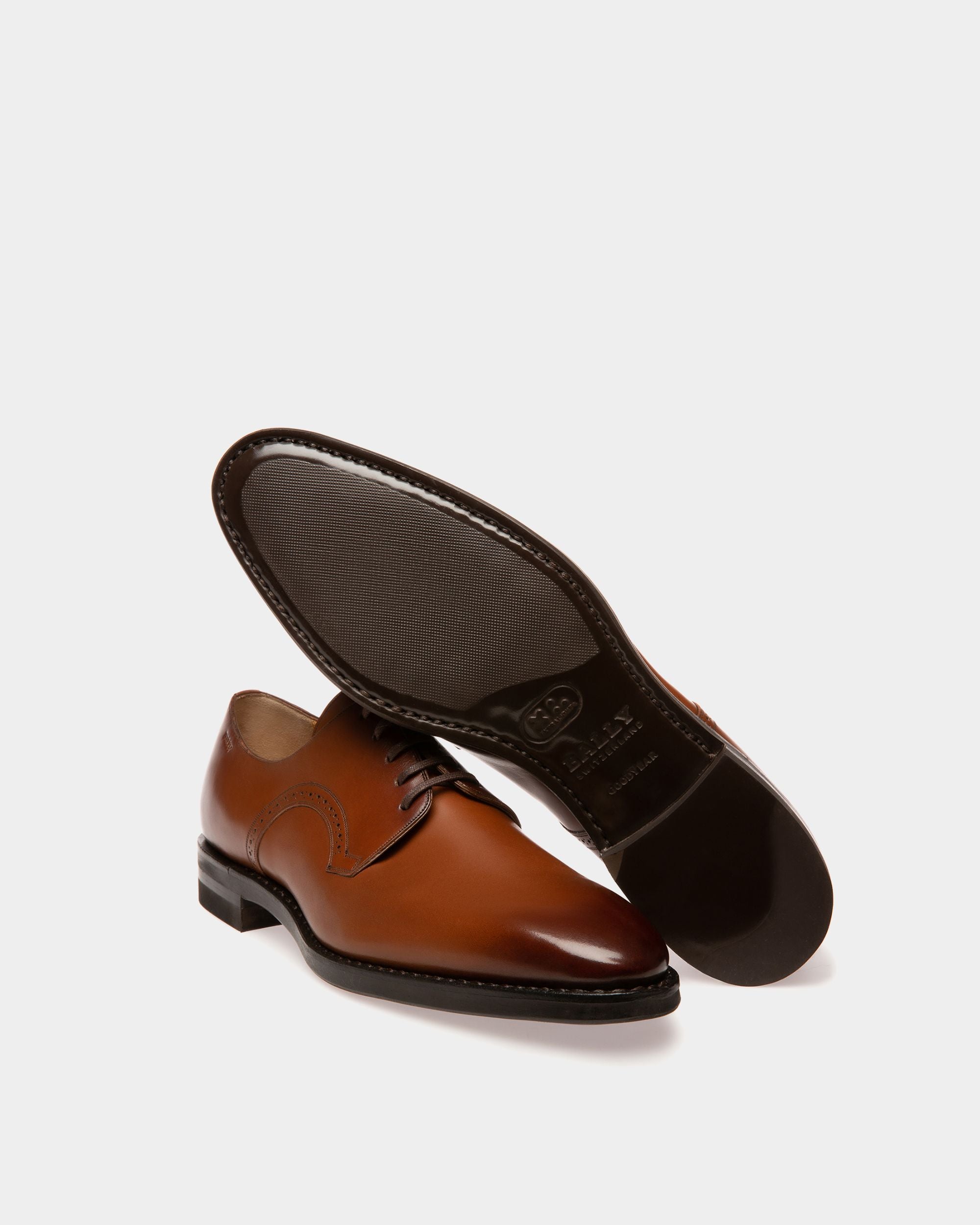 Scrivani ブラウン レザー ダービーシューズ - 男性 - Bally - 03