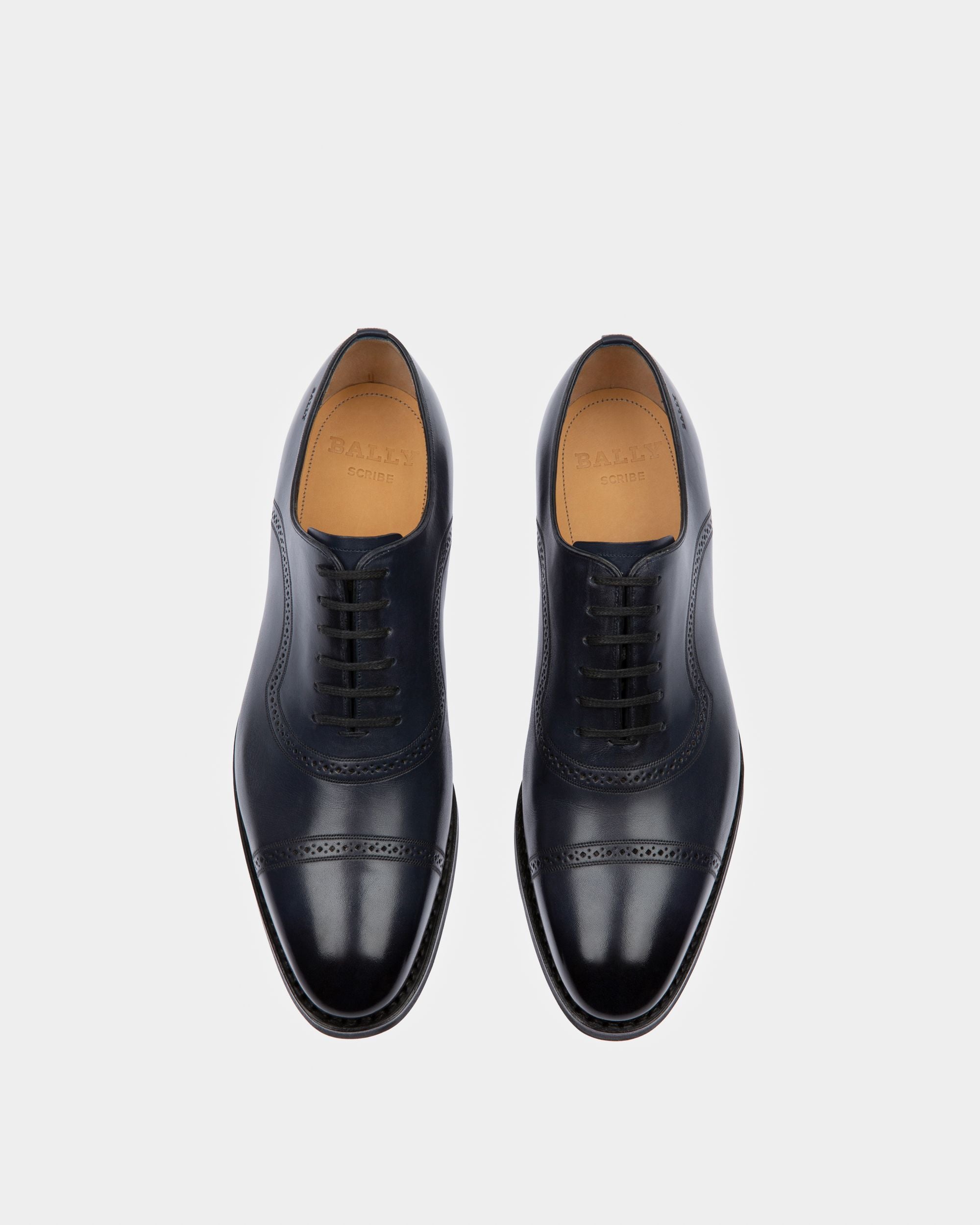 Scotch ネイビー レザー オックスフォードシューズ - 男性 - Bally - 02