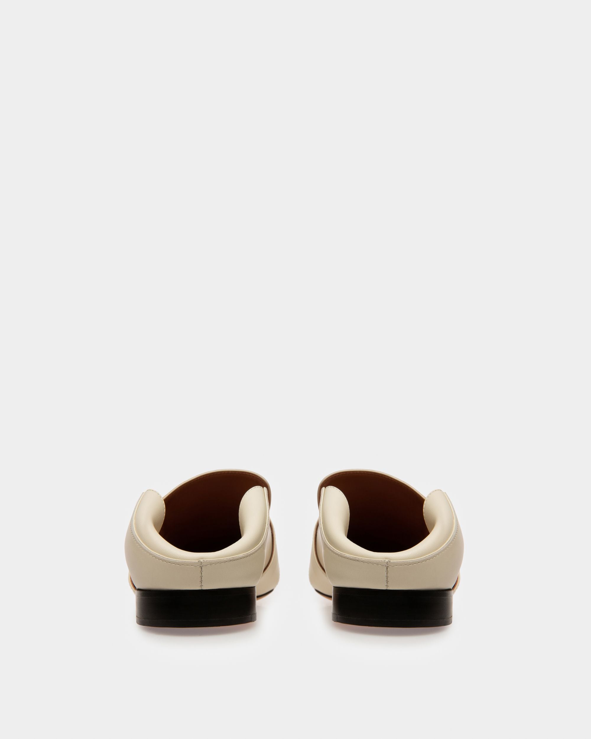 Janelle ウィメンズカーフ レザー スリッパ ホワイト - 女性 - Bally - 06