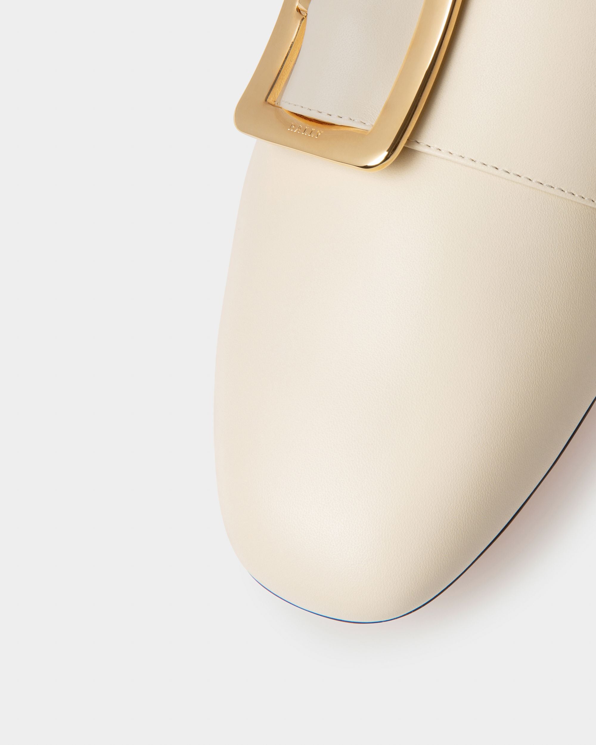 Janelle ウィメンズ カーフ レザー スリッパ ホワイト - 女性 - Bally - 04