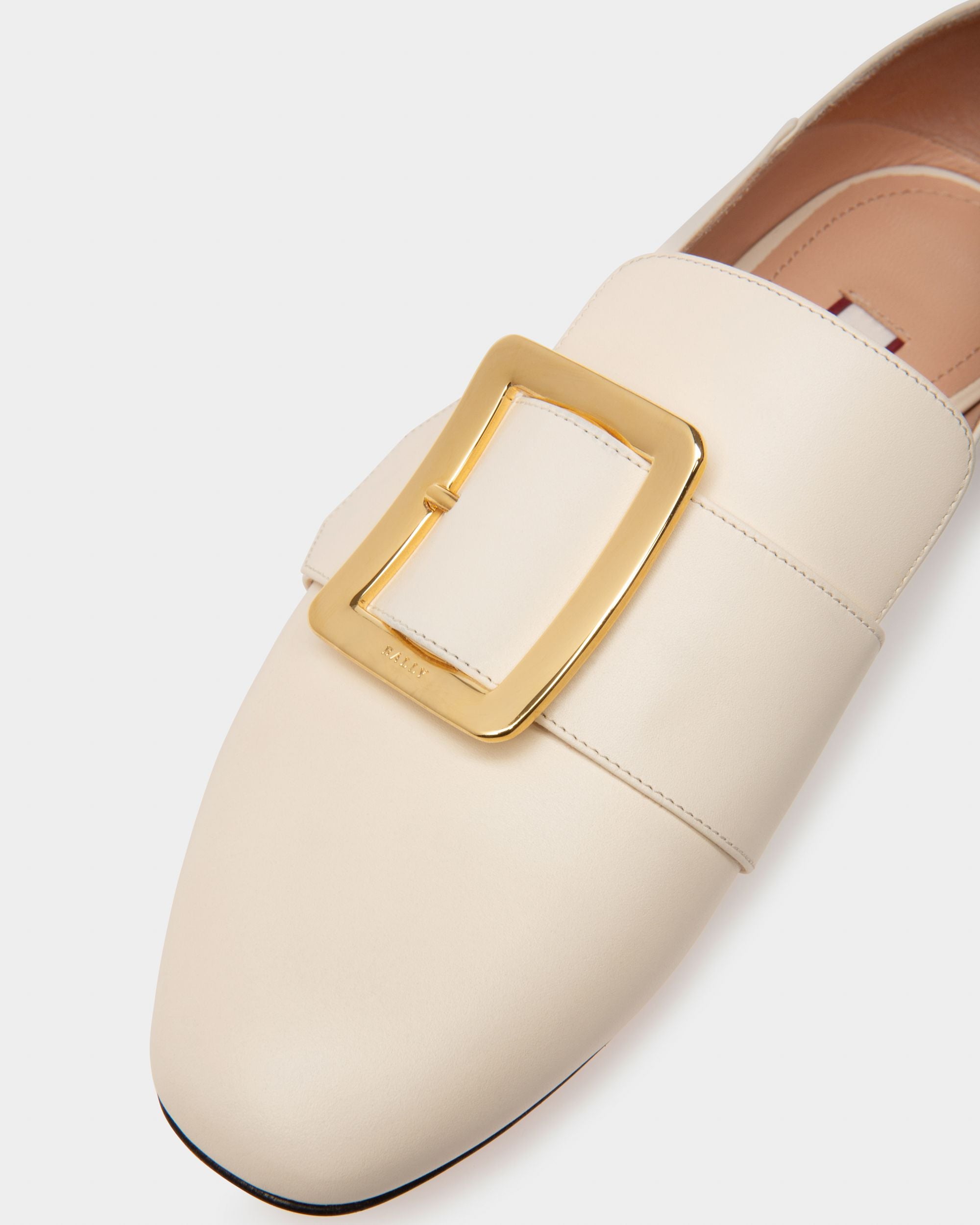 Janelle レザースリッパ ホワイト - 女性 - Bally - 04