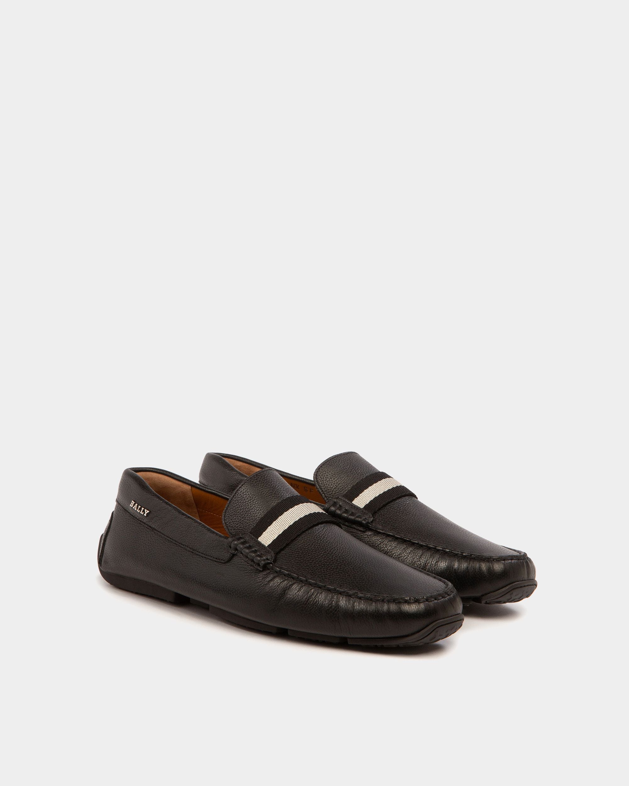 Pearce ブラック レザー ドライビングシューズ - 男性 - Bally - 03