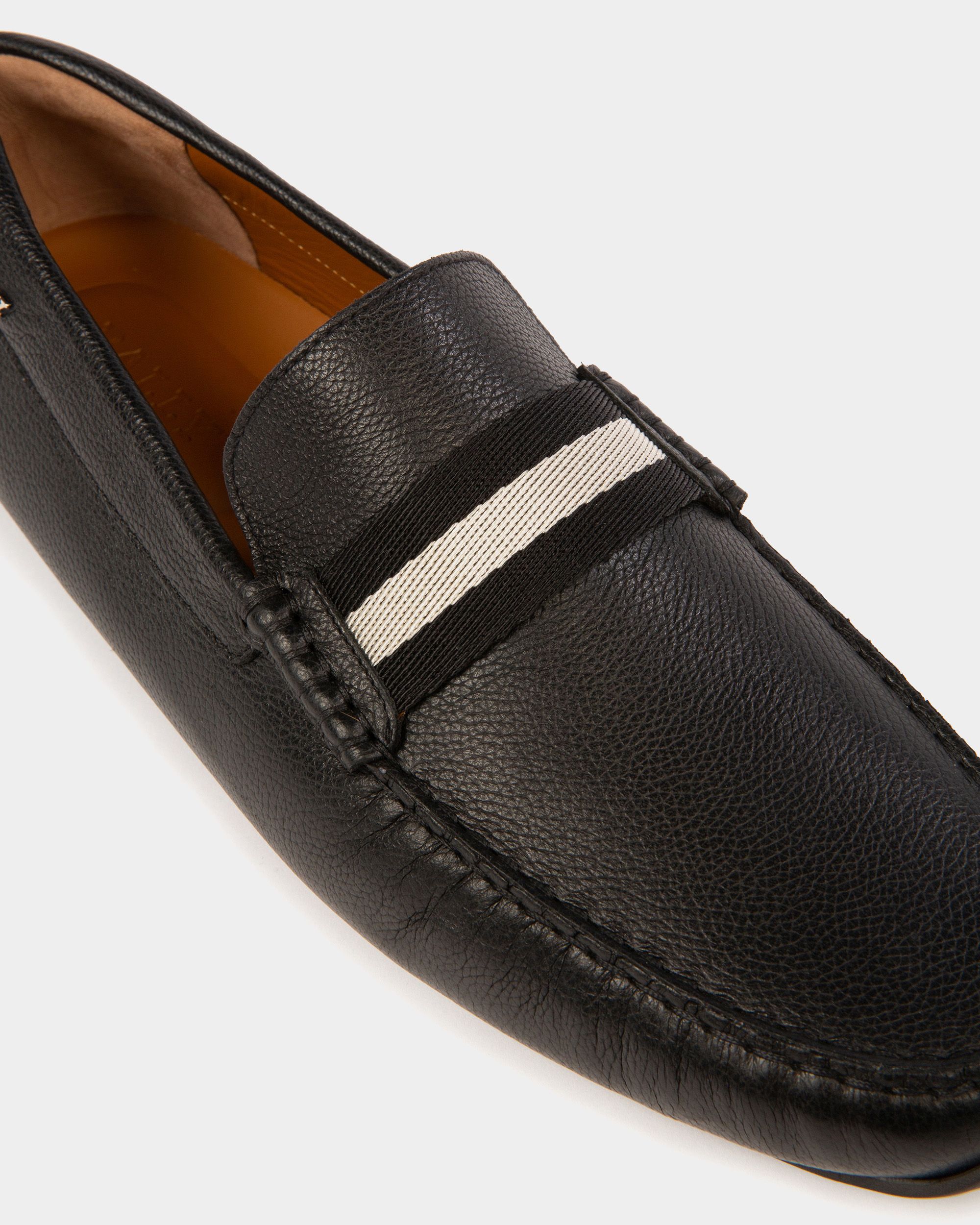 Pearce ブラック レザー ドライビングシューズ - 男性 - Bally - 05