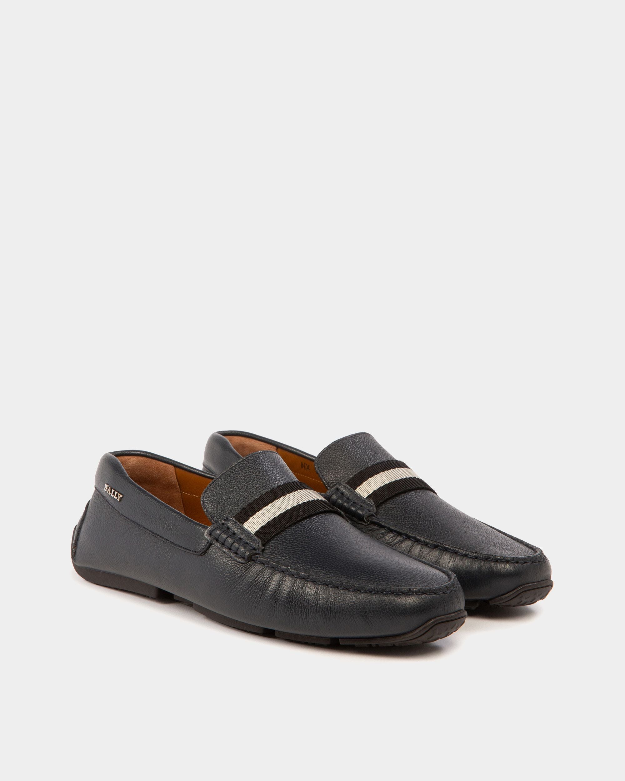 Pearce ネイビー レザー ドライビングシューズ - 男性 - Bally - 03