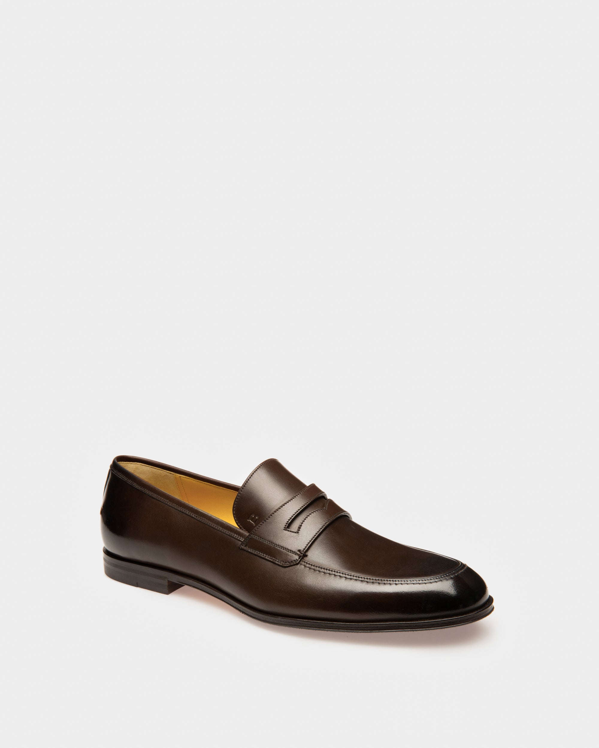 Webb コーヒーブラウン レザー ローファー - 男性 - Bally - 02