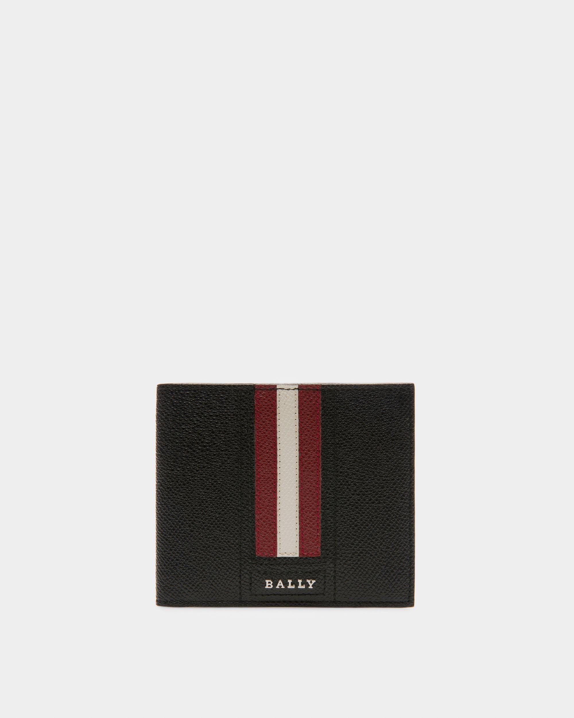Trasai メンズ エンボス牛革ウォレット ブラック - 男性 - Bally - 01